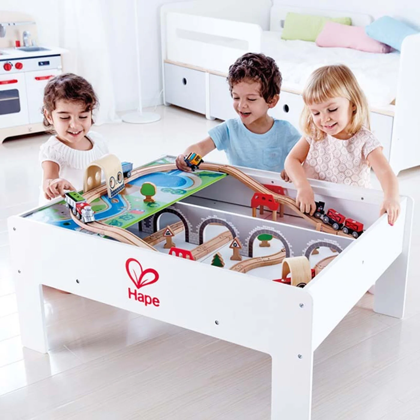 Hape Reversible Train Storage Box - Image 5