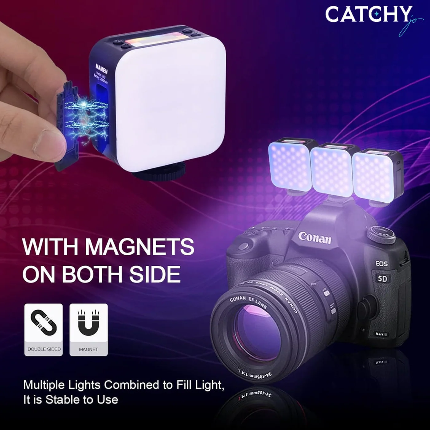 RGB AY-72 Pocket Video Light - Image 4