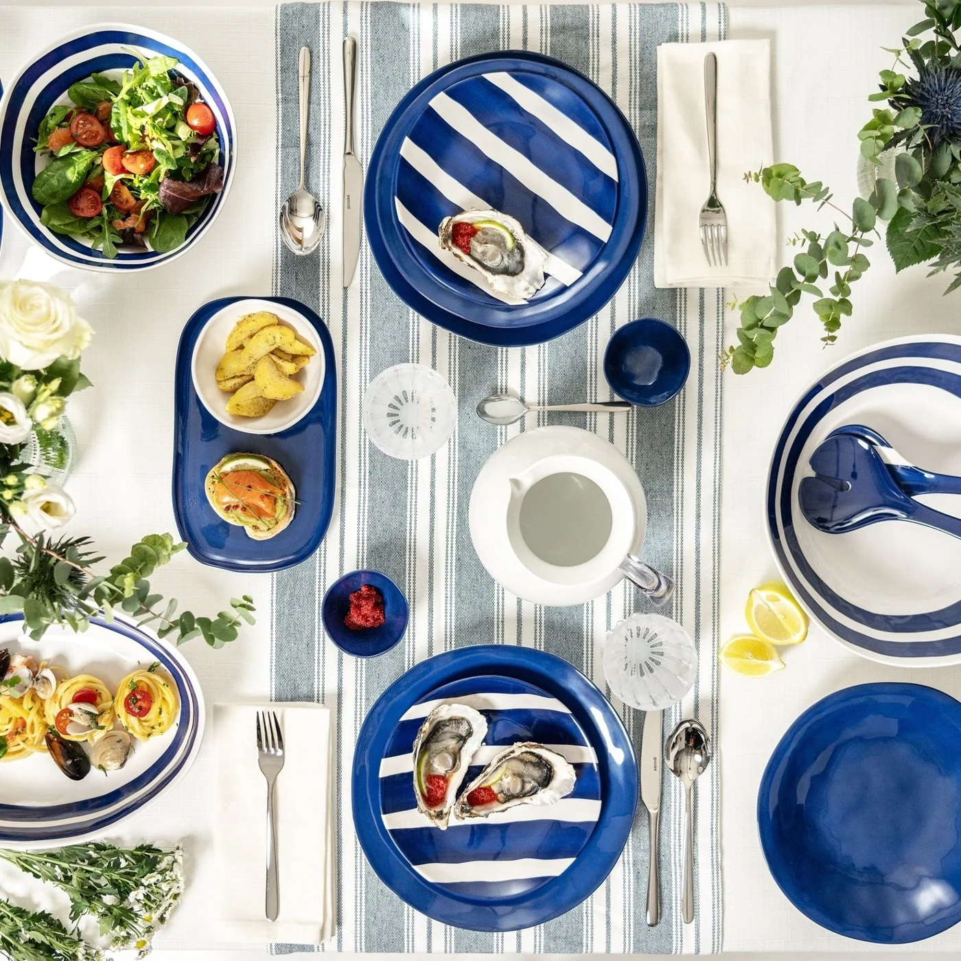 Guzzini Riviera Bowl 30cm Blue - Image 3