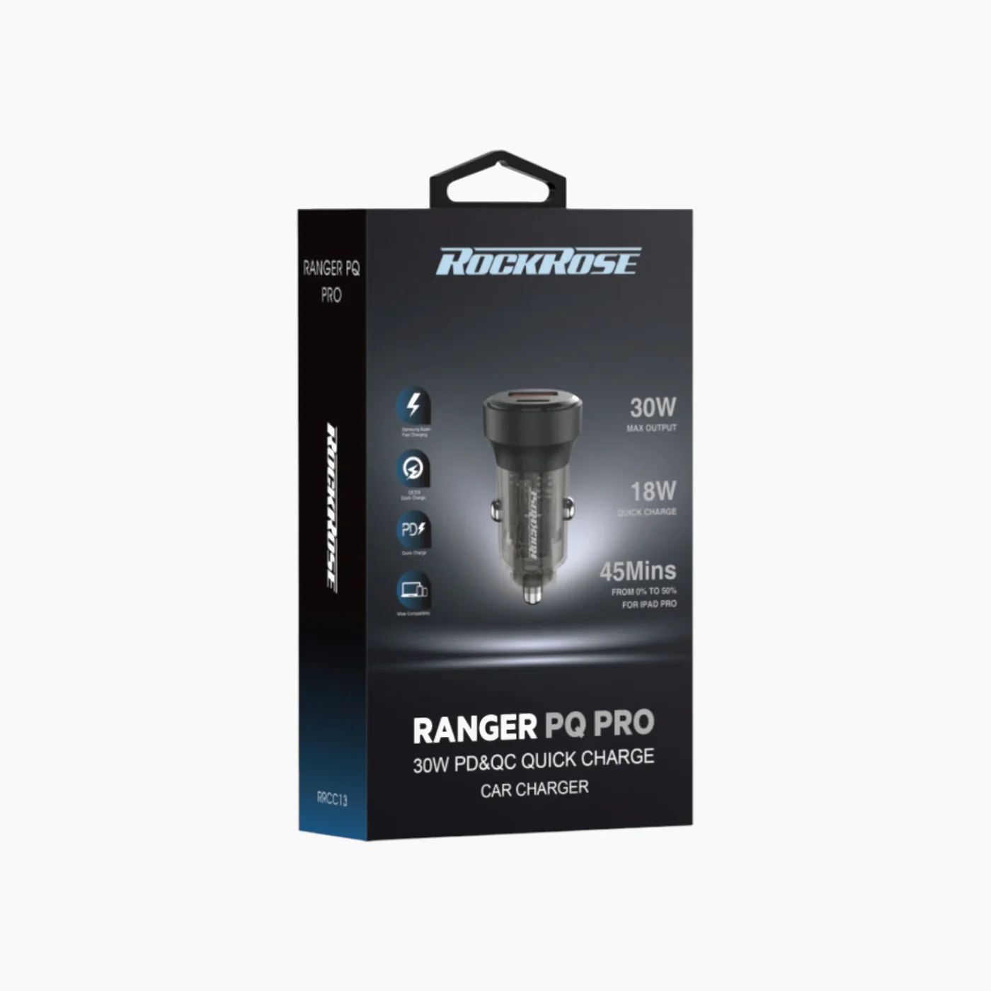 ROCKROSE Ranger PQ Pro Dual Port Car Charger (30W) - Image 3