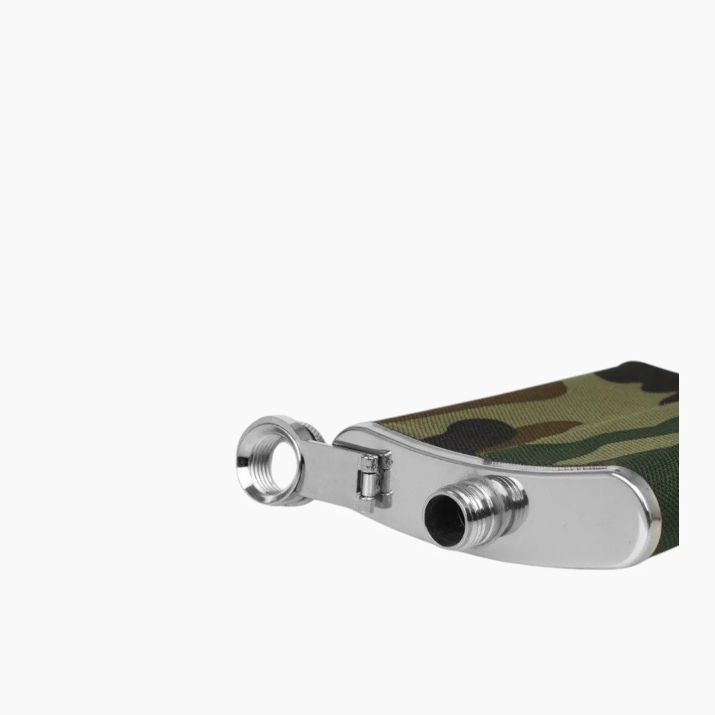 Rothco Woodland Camo Stainless Steel Flask - Image 2