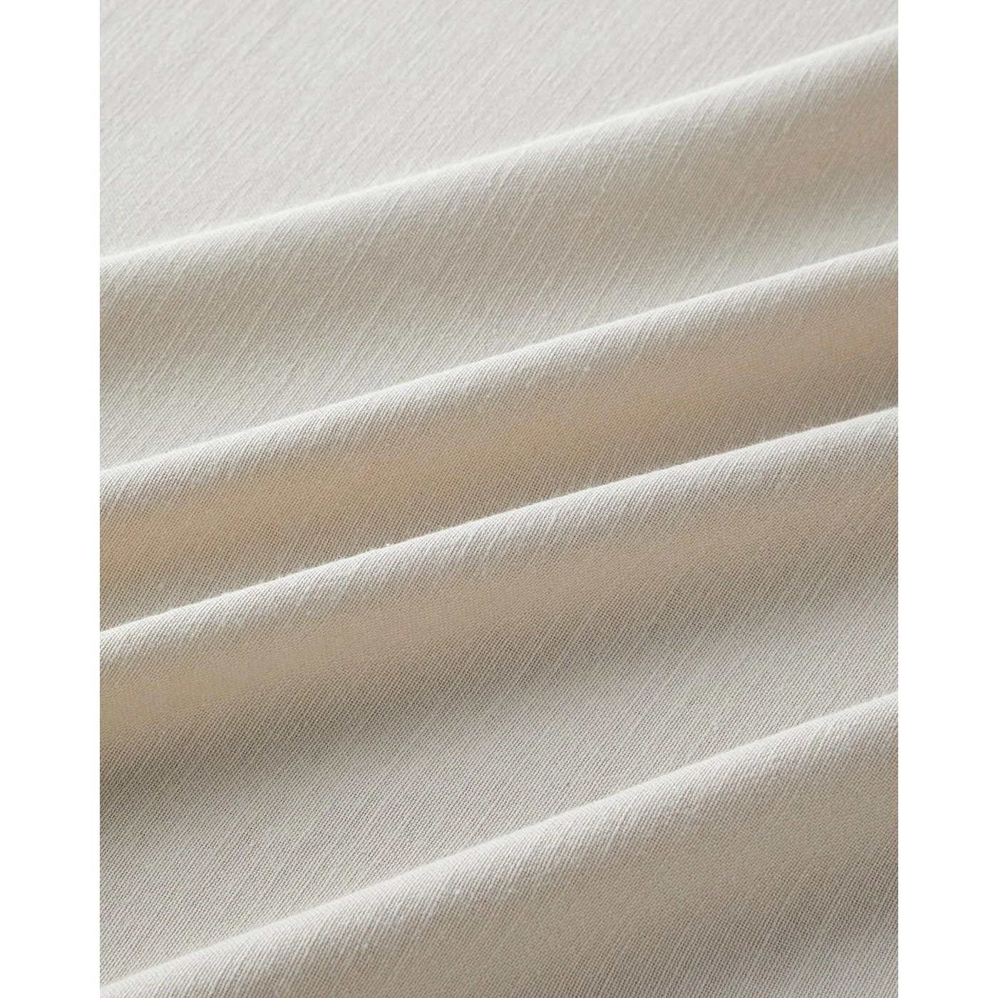 EH Living Ruffled Cotton Table Cloth 150x200 cm Cream - Image 3