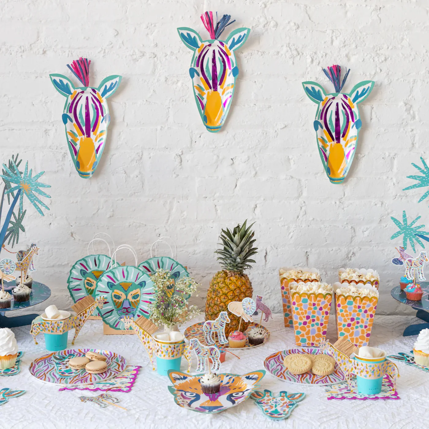 Ma Fete Safari Cheetah Plates - Set of 8 - Image 6
