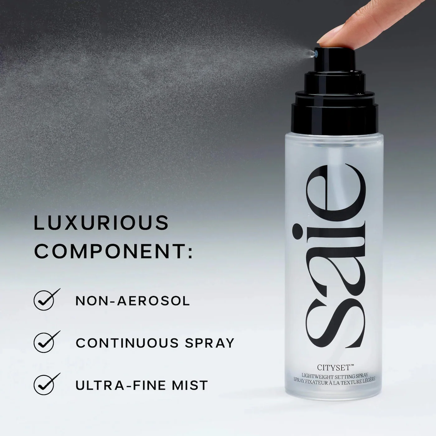 Saie Cityset Lightweight Makeup Setting Spray 30 ml - Image 4