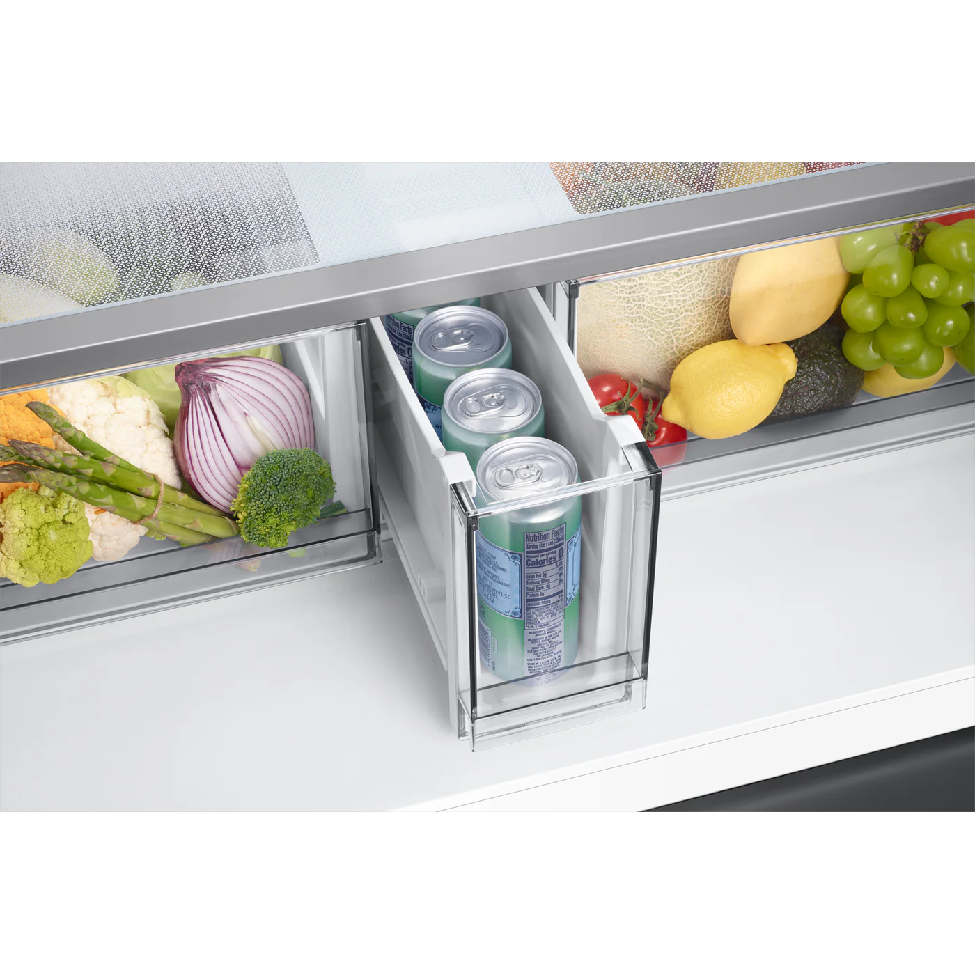 Samsung Bespoke T Style Black Glass French Door Refrigerator, 602L - Image 7