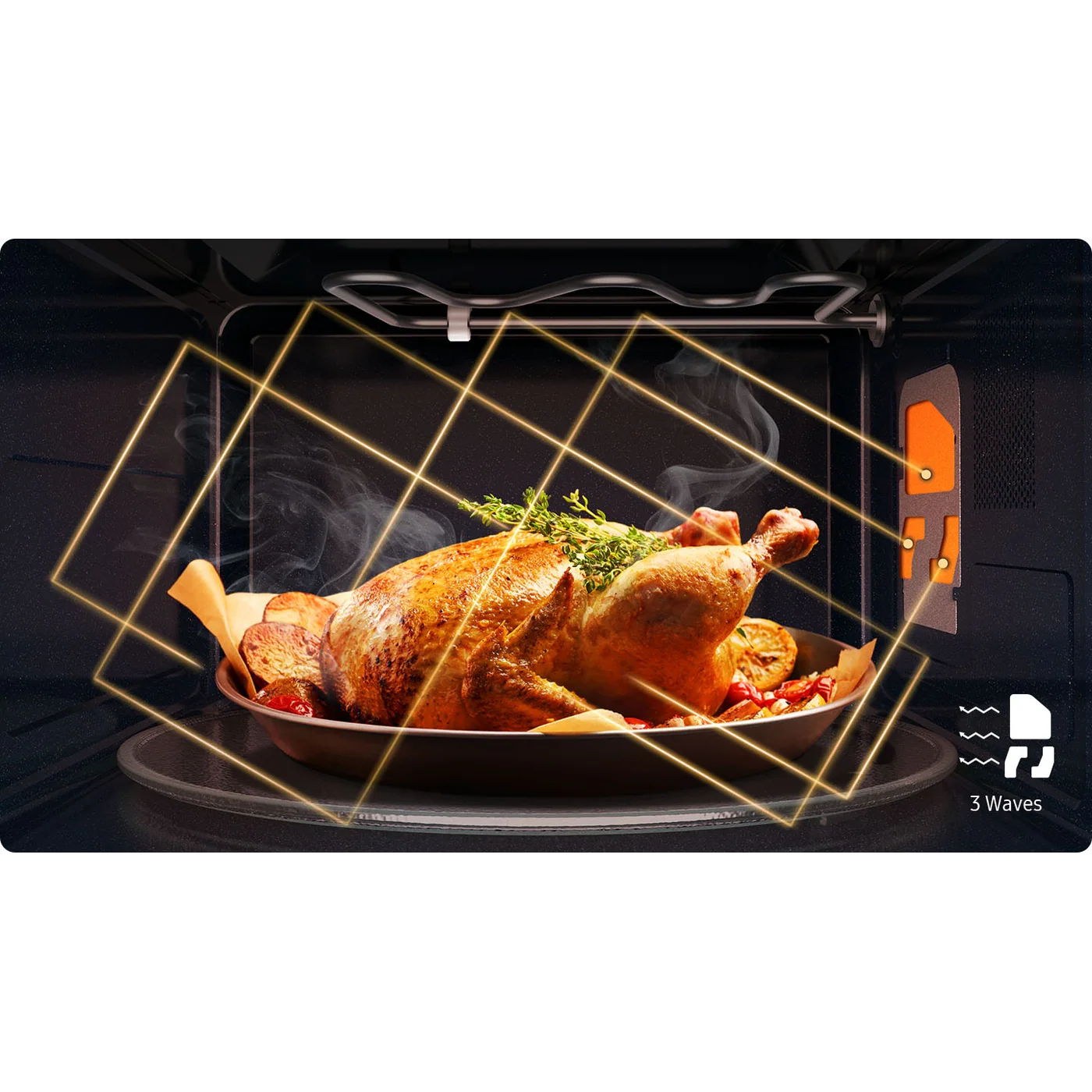 Samsung Grill Microwave Oven with Sheath Heater and Home Dessert, 40L, Silver - Image 10