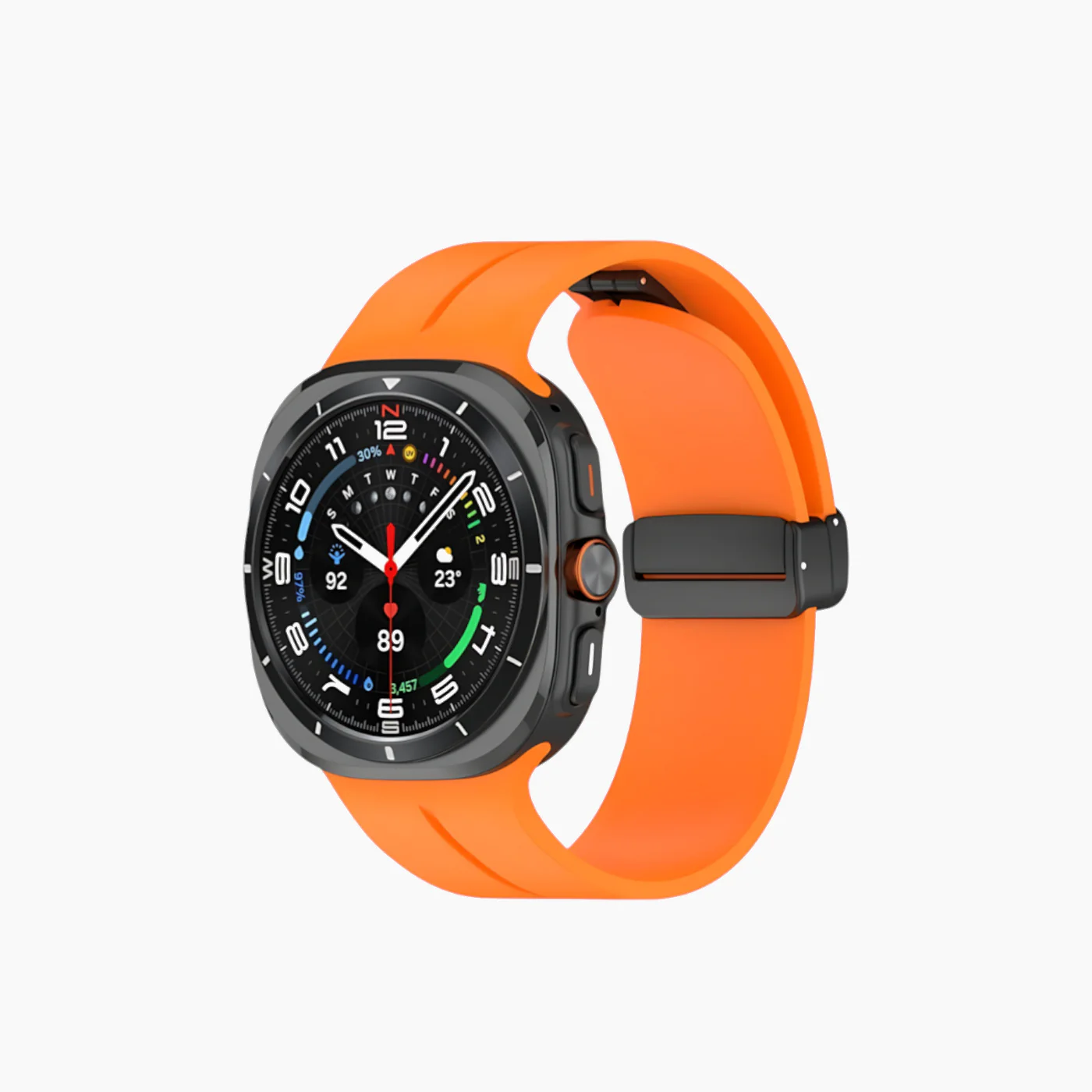 Samsung Magnetic Folding Buckle Silicone Watch Band