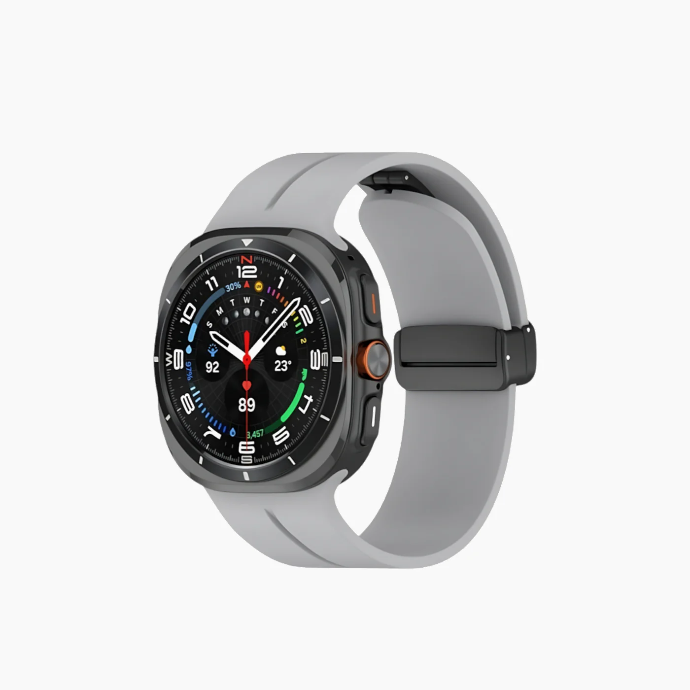 Samsung Magnetic Folding Buckle Silicone Watch Band - Image 6