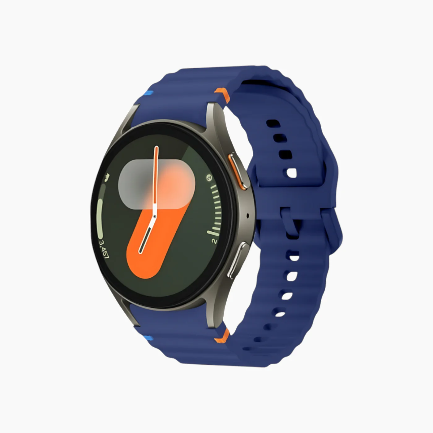 Samsung Wave Pattern Stitched Silicone Watch Band - Image 3