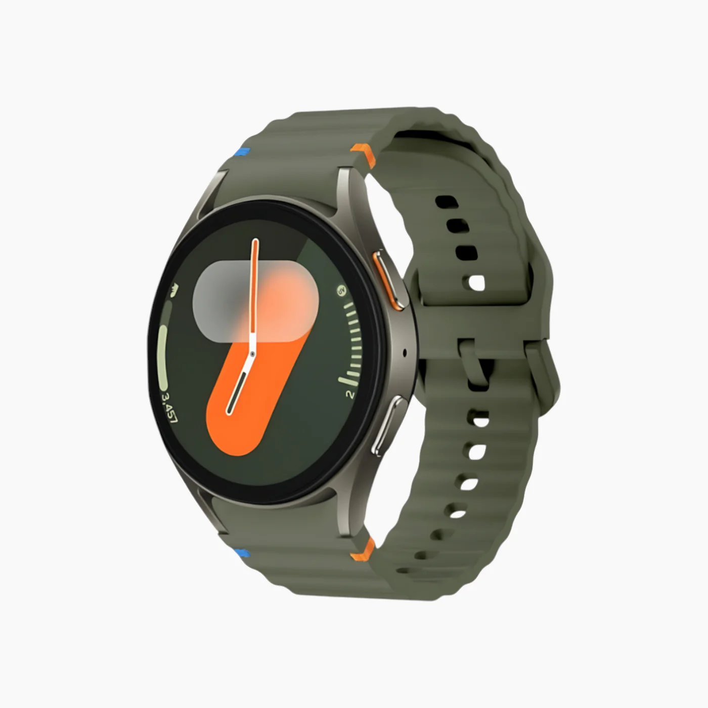 Samsung Wave Pattern Stitched Silicone Watch Band - Image 4
