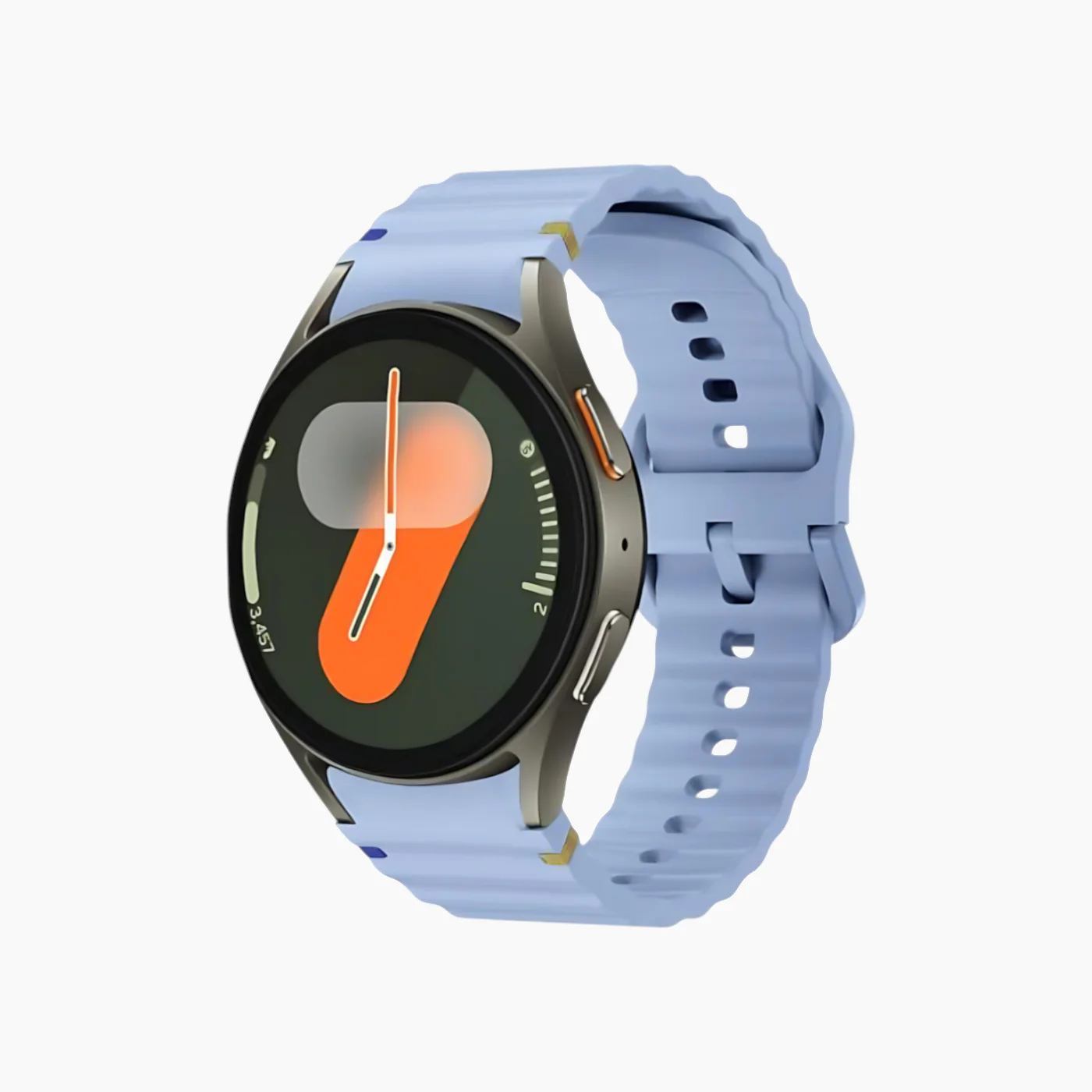 Samsung Wave Pattern Stitched Silicone Watch Band - Image 5