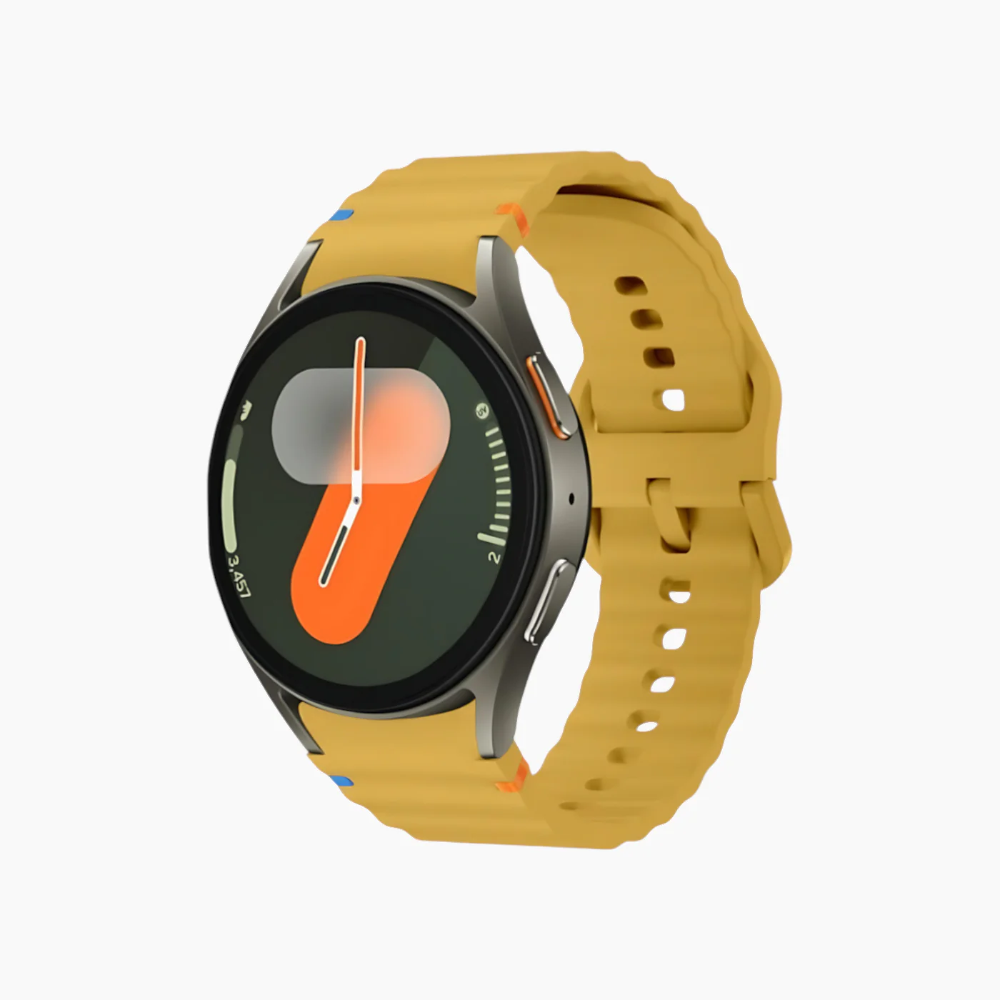 Samsung Wave Pattern Stitched Silicone Watch Band - Image 8