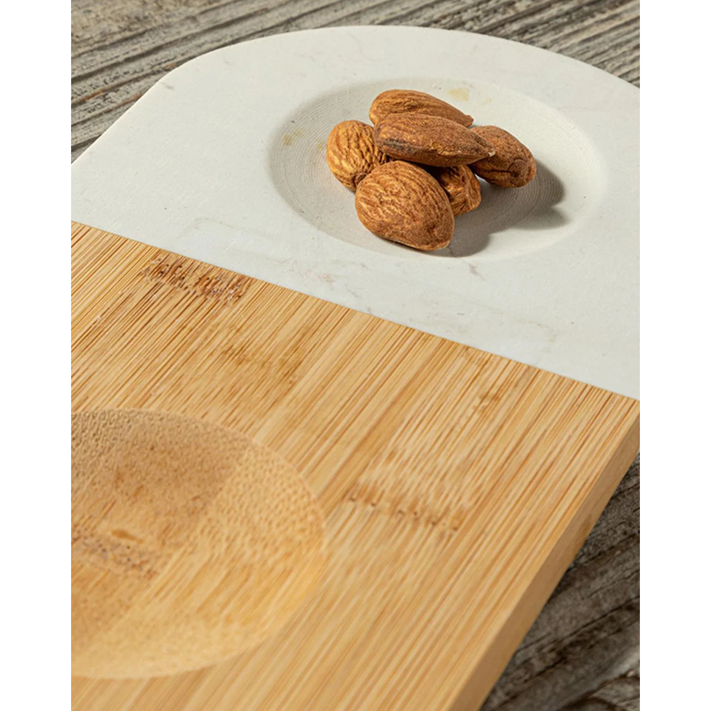 EH Living Saturday Bamboo Marbled Snack Bowl 30x12 cm - Image 2