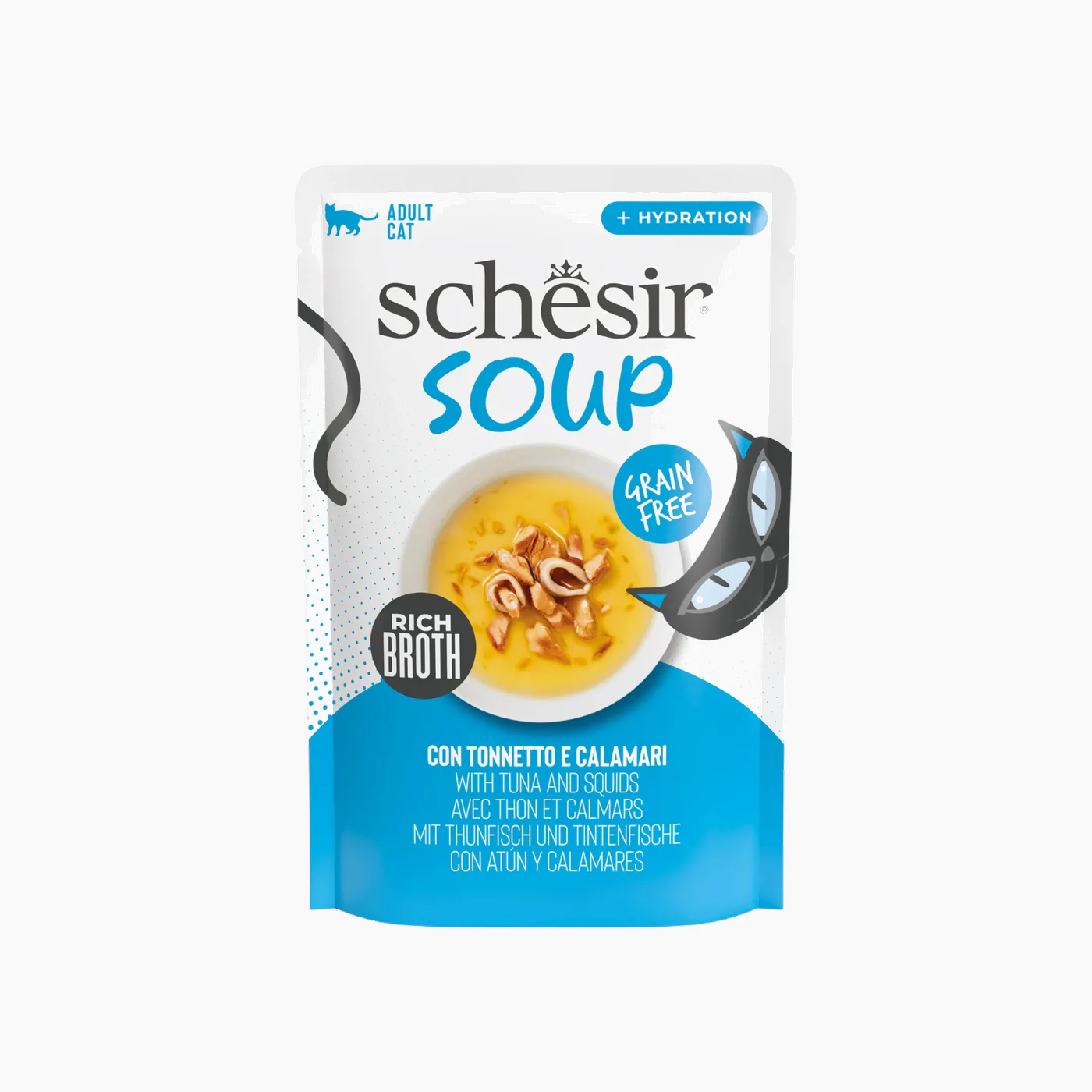 Schesir Soup Wet Cat in Soup Pouch 12x40 gm - Image 4