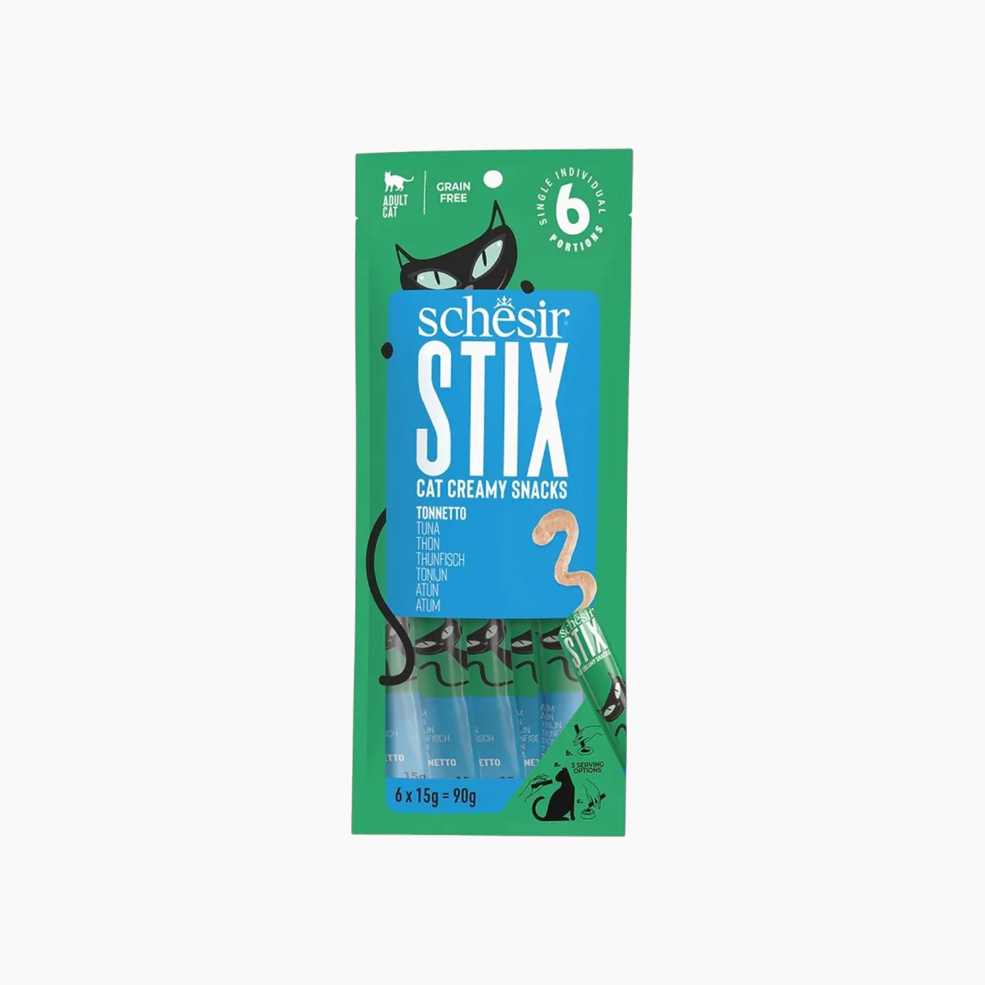 Schesir Stix Cat Pouch Treats 12x6x15 gm - Image 4