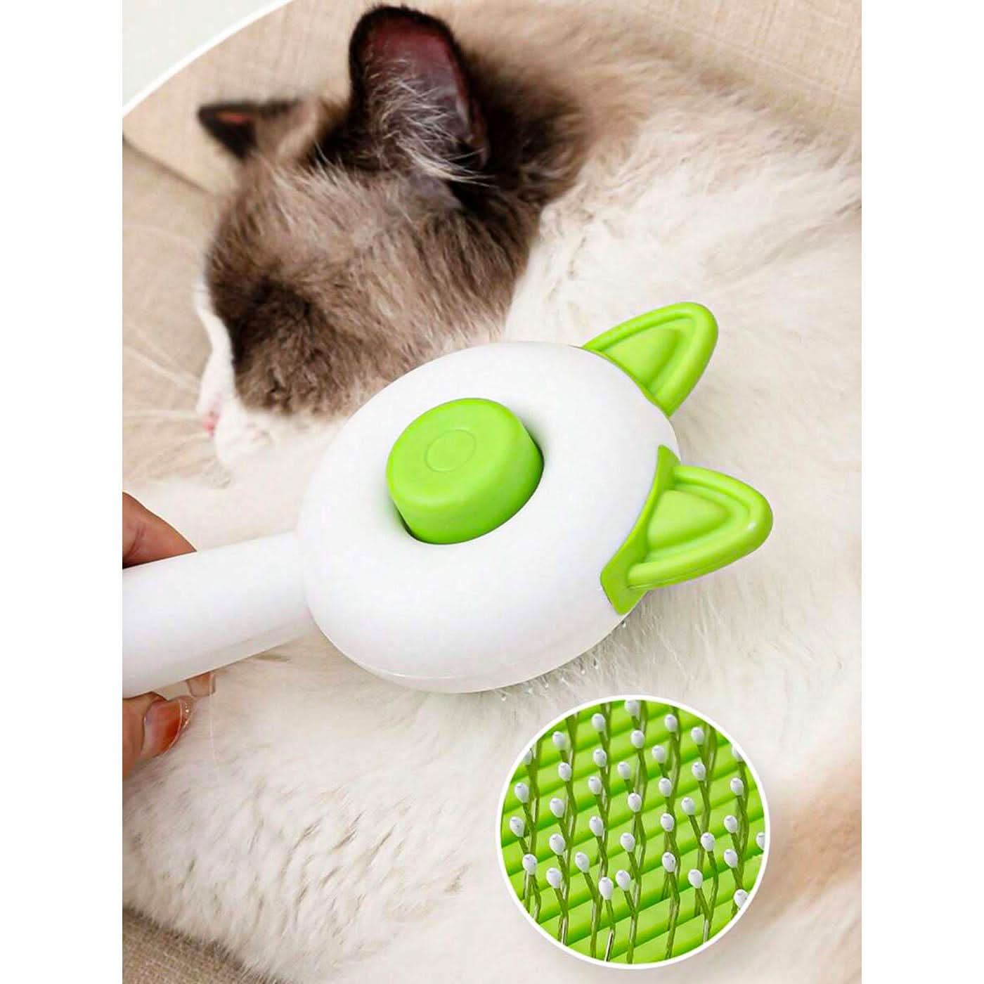 Pet Village Self-Cleaning Pet Brush - Image 10