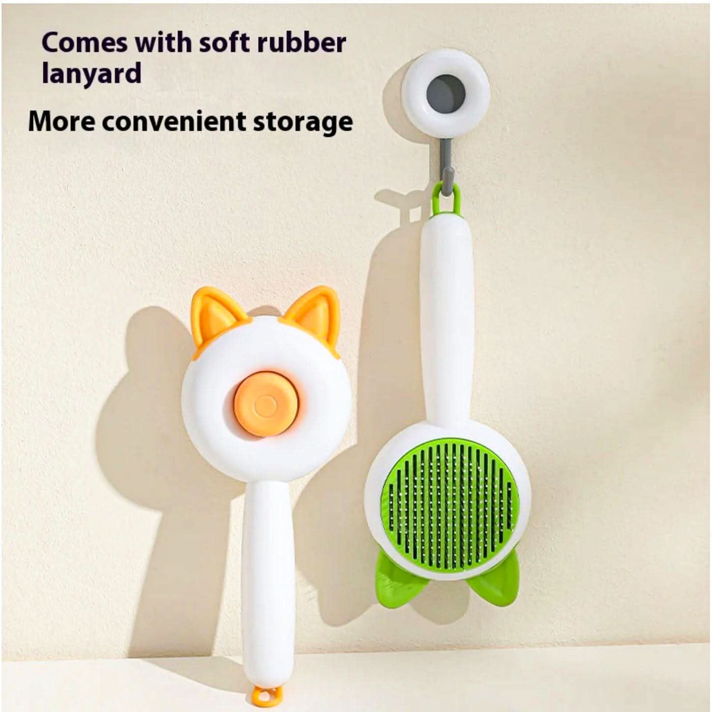 Pet Village Self-Cleaning Pet Brush - Image 3