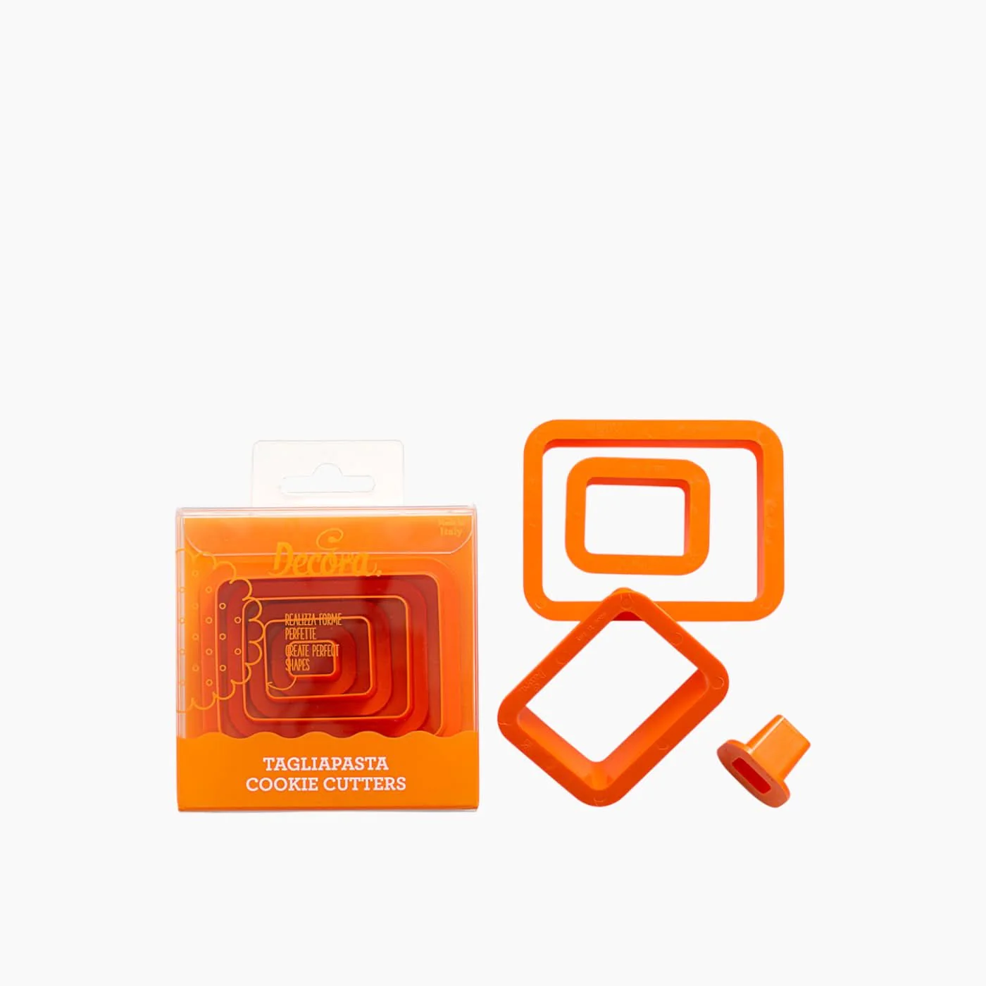 Decora Set of 4 Rectangular Cookie Cutters