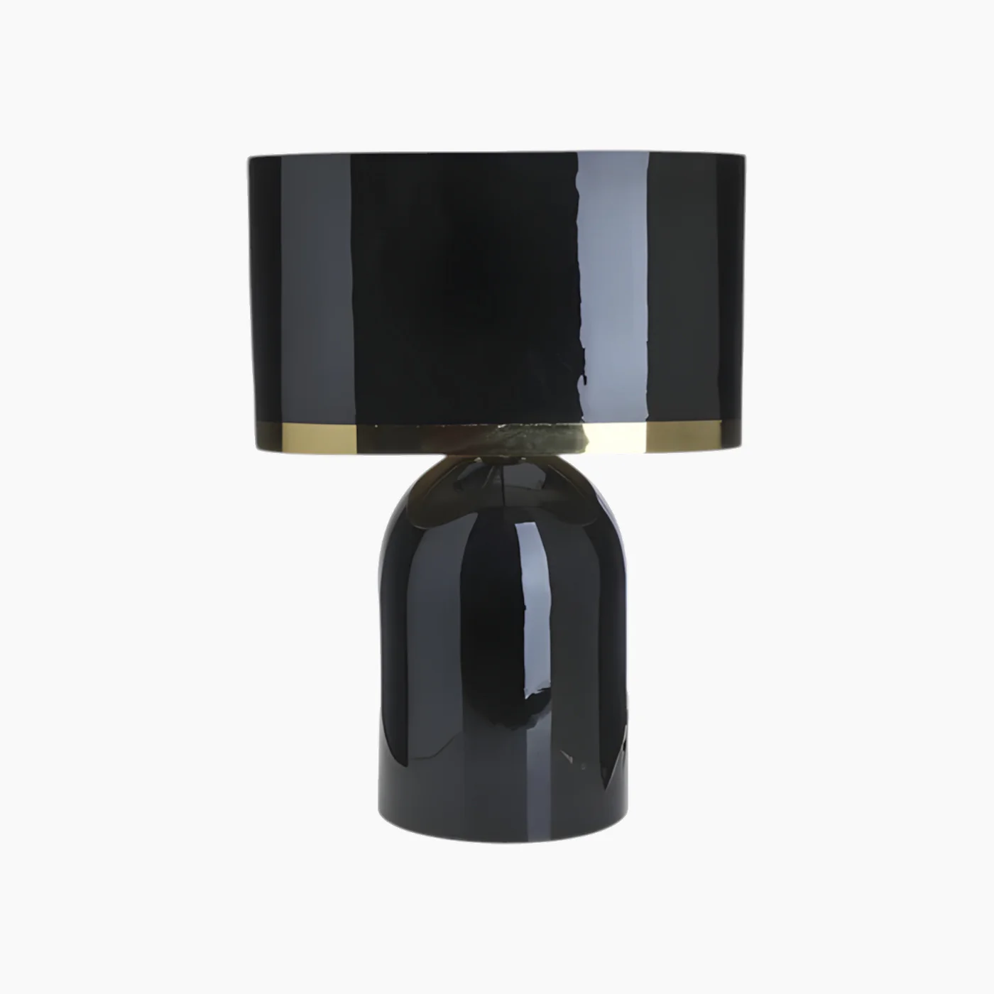 Nassar Boutique Set of Two Black Metal Side Lamps