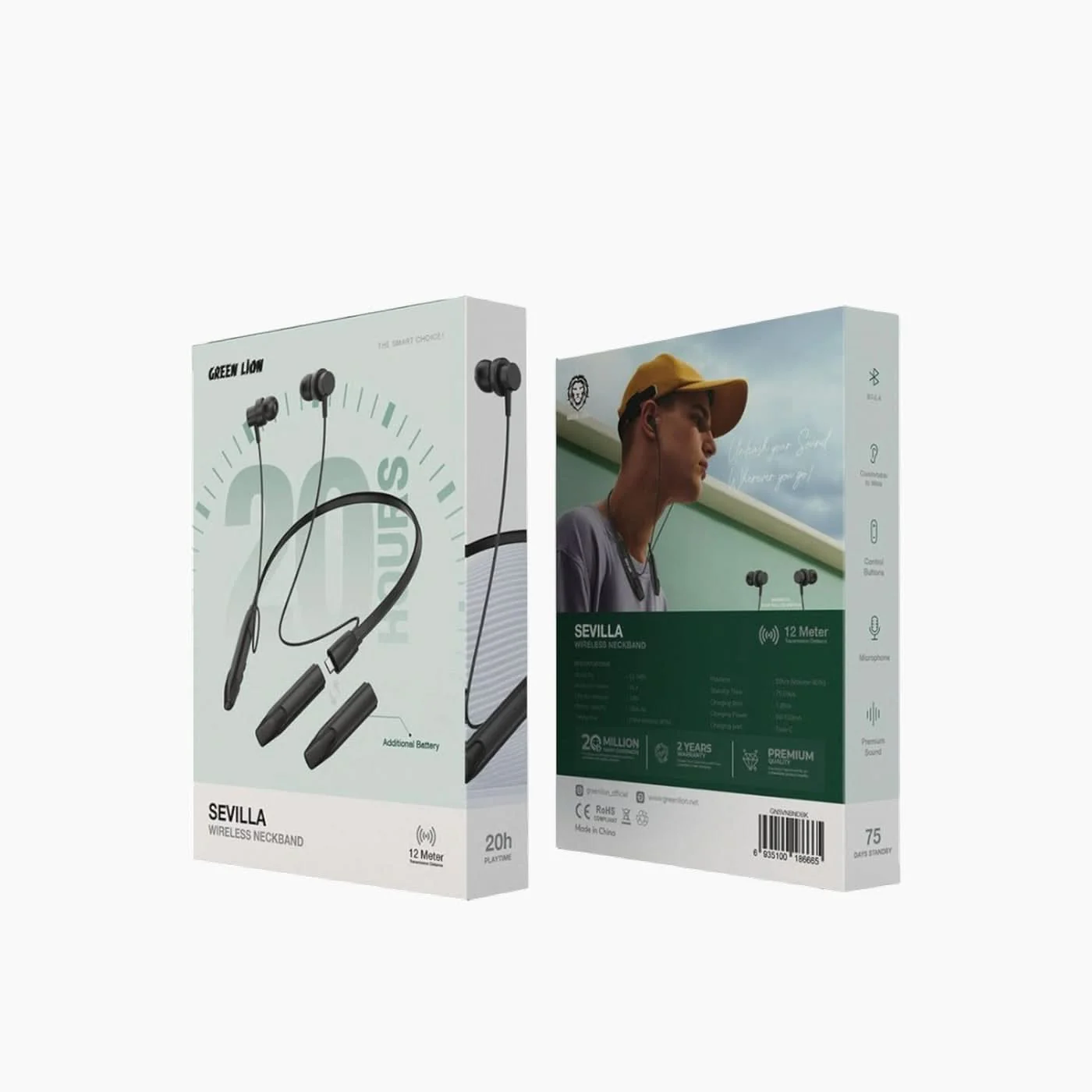 Green Lion Sevilla Wireless Neckband - Image 2