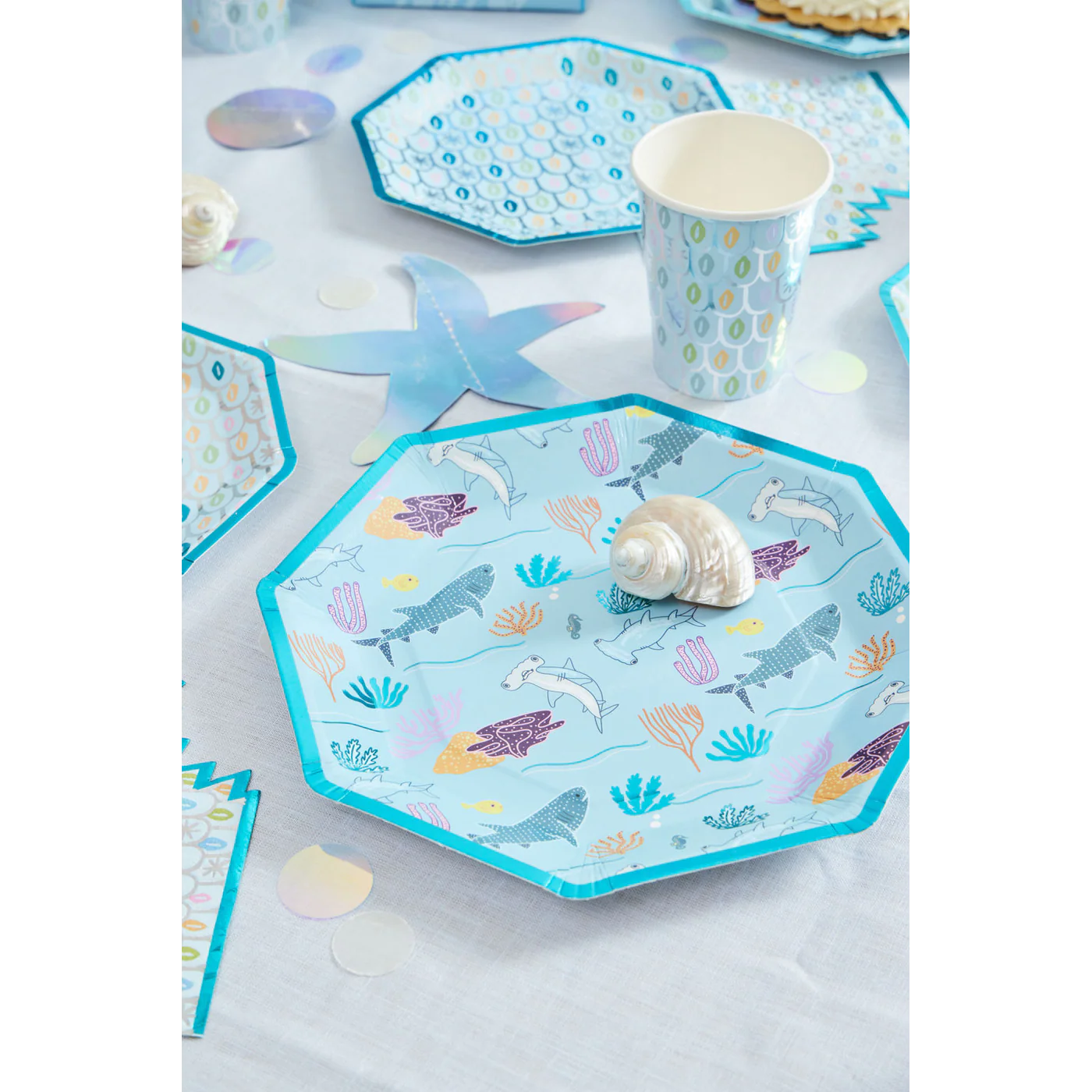 Ma Fete Sharks Dinner Plates - Set of 8 - Image 10