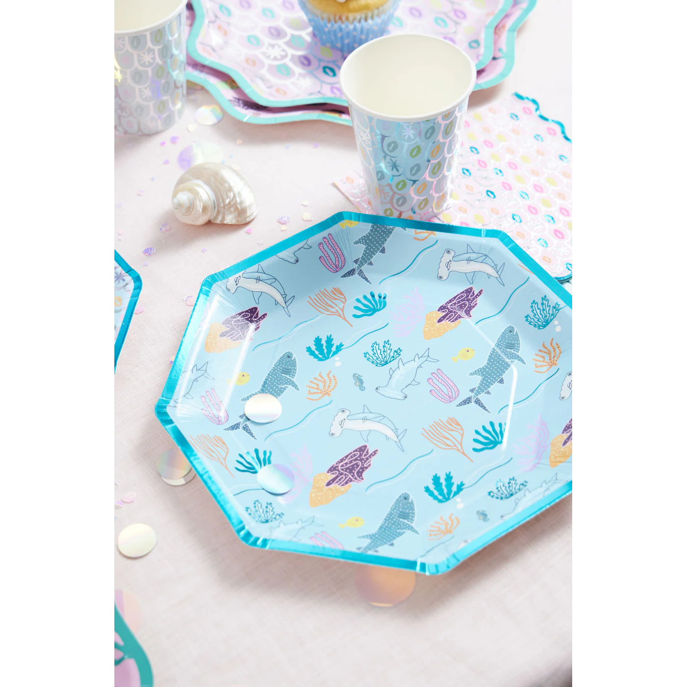 Ma Fete Sharks Dinner Plates - Set of 8 - Image 12