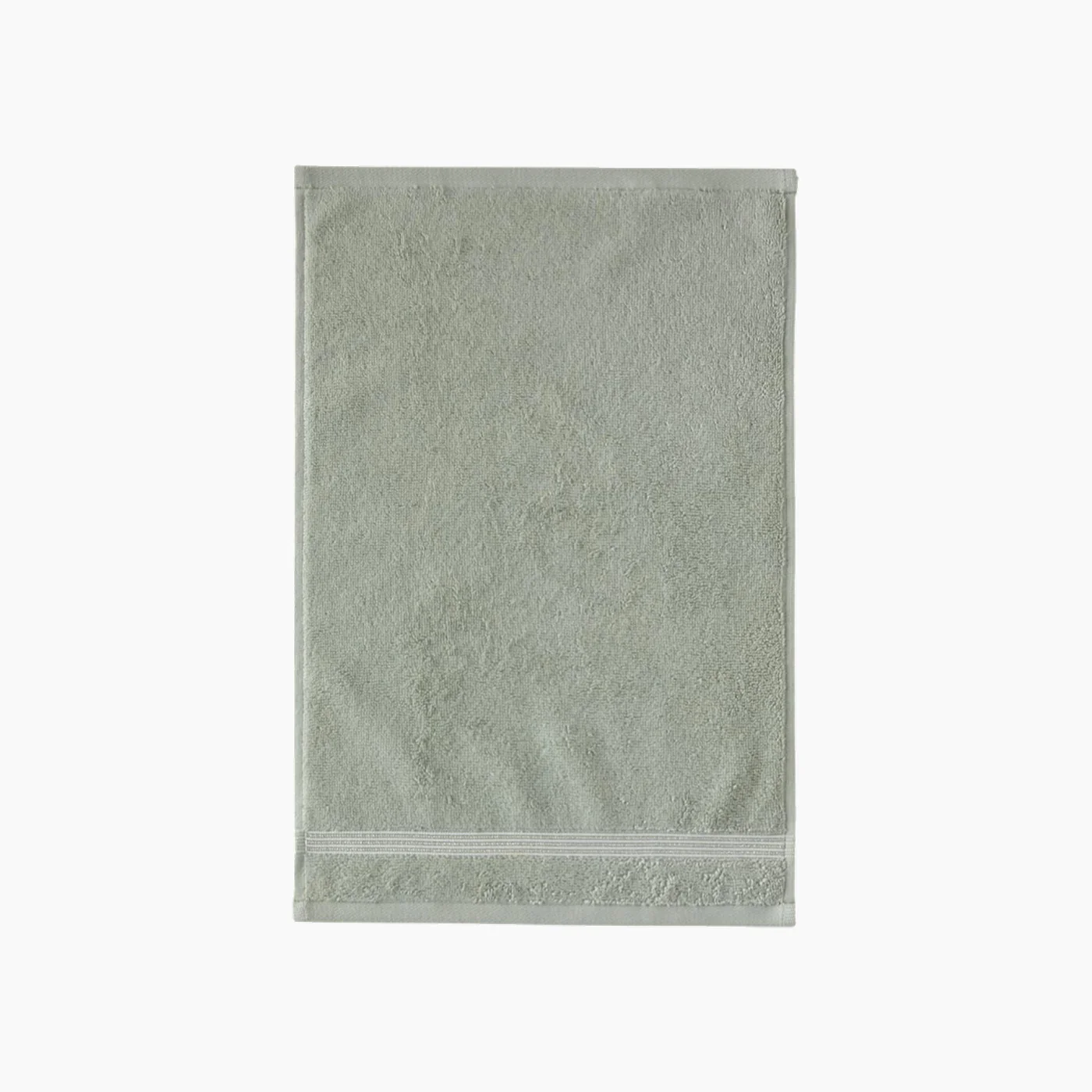 EH Living Shiny Stripe Cotton Glitter Face Towel Set 30x45+50x80 cm Sea Green - Image 2