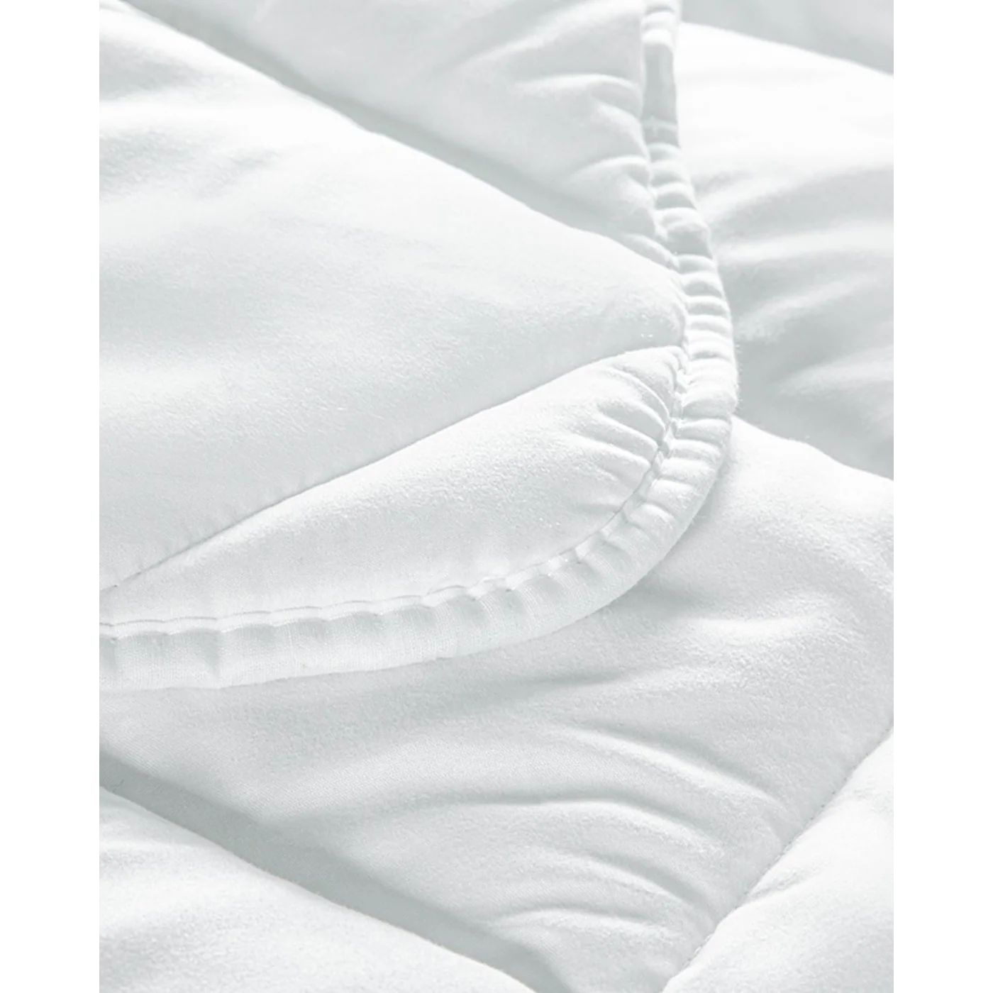 EH Living Siesta Microfiber Single Size Quilt 155x215 cm White - Image 2