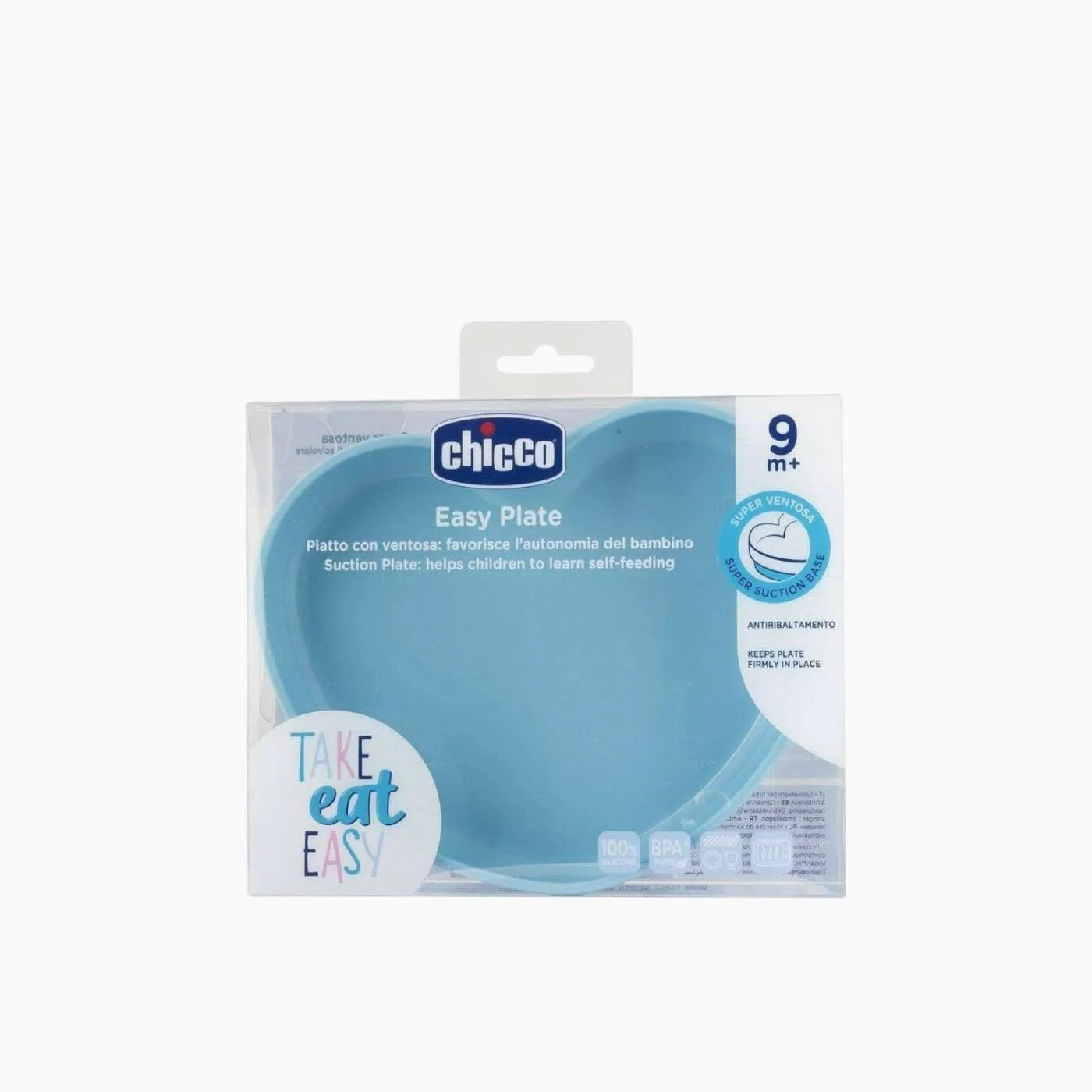 Chicco Silicone Heart Shaped Plate - Image 3