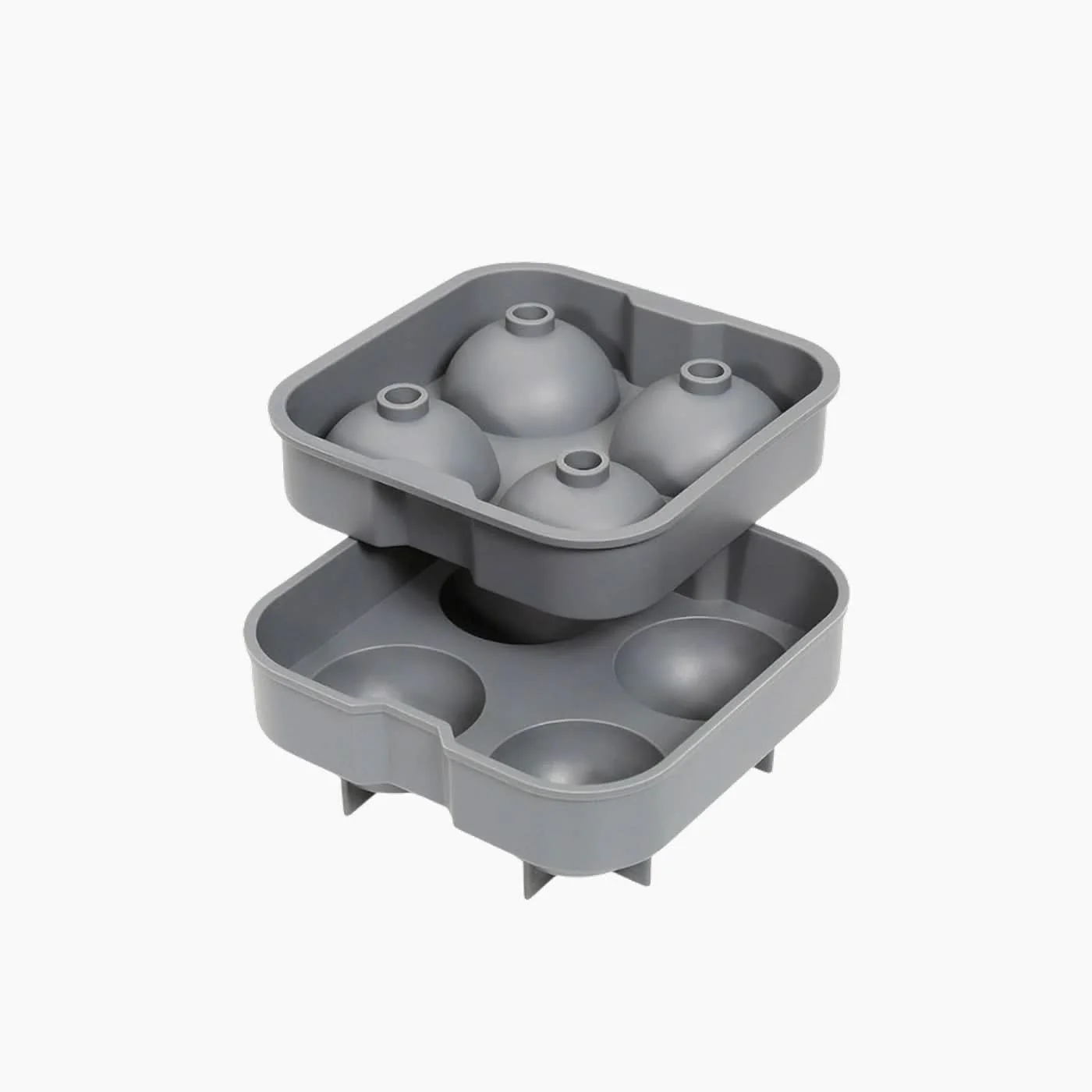 Kuchenprofi Silver Quattro Ice Ball Mould Ice Mould