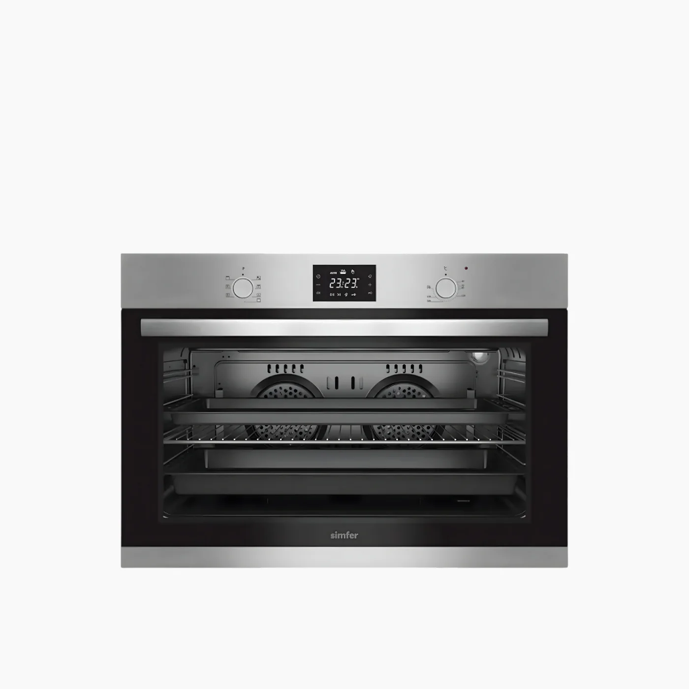 Simfer Built-In Gas Oven 90 cm Stainless Steel
