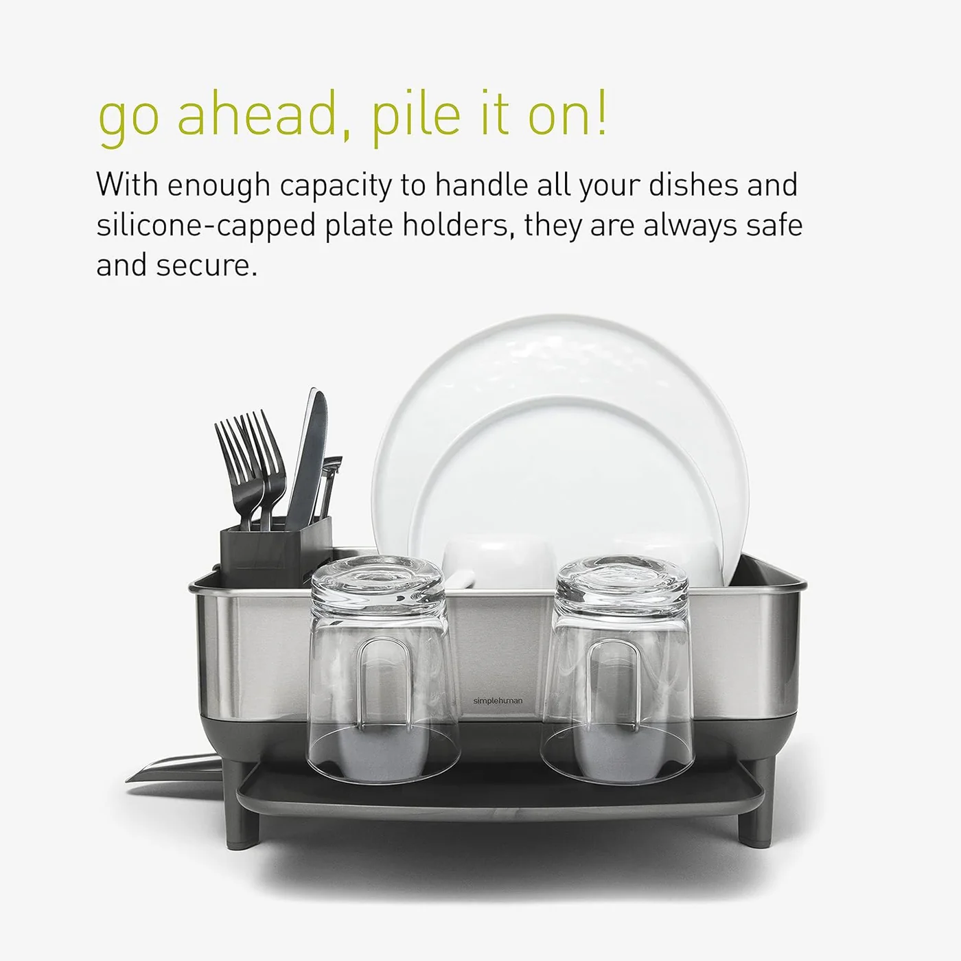 Simplehuman Standard Dish Rack - Image 5