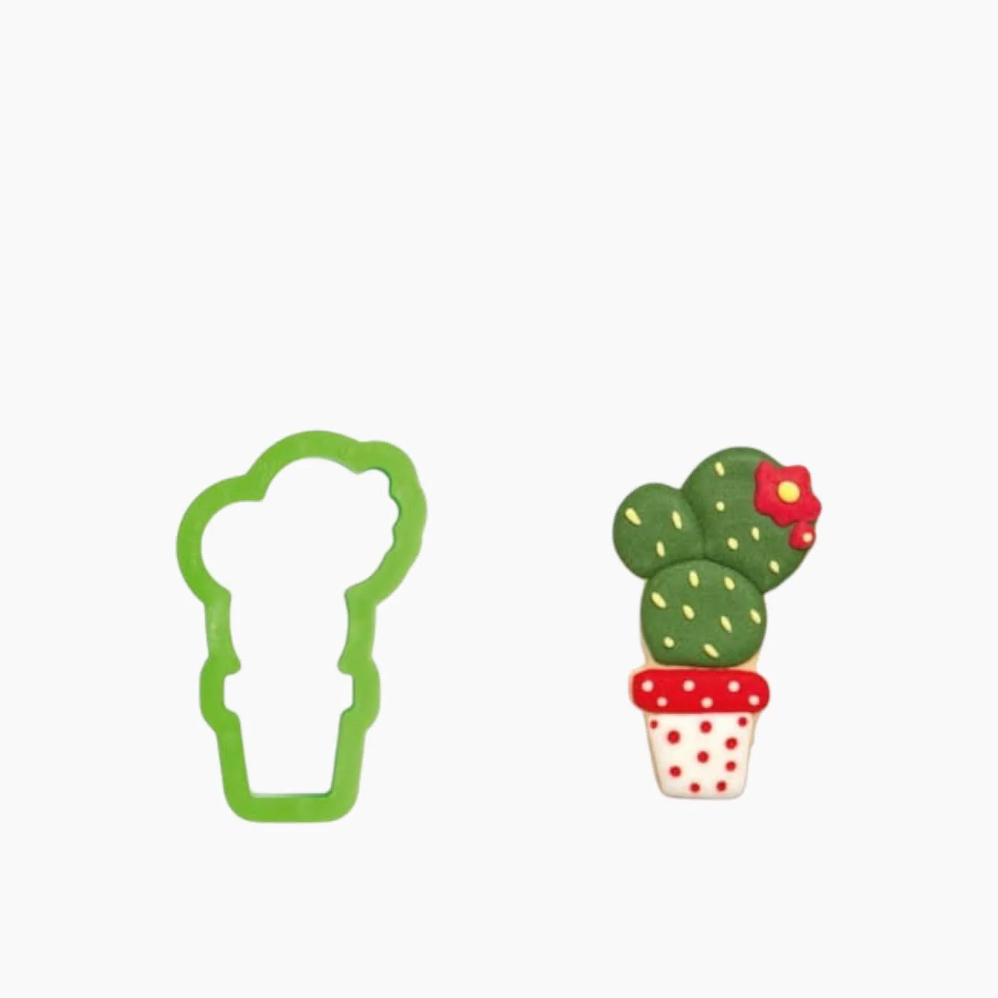Decora Single Cactus Pot Cookie Cutter