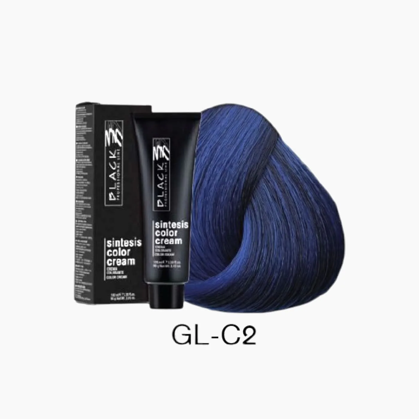Black Professional Sintesis Color Cream Hair Dye - Image 4