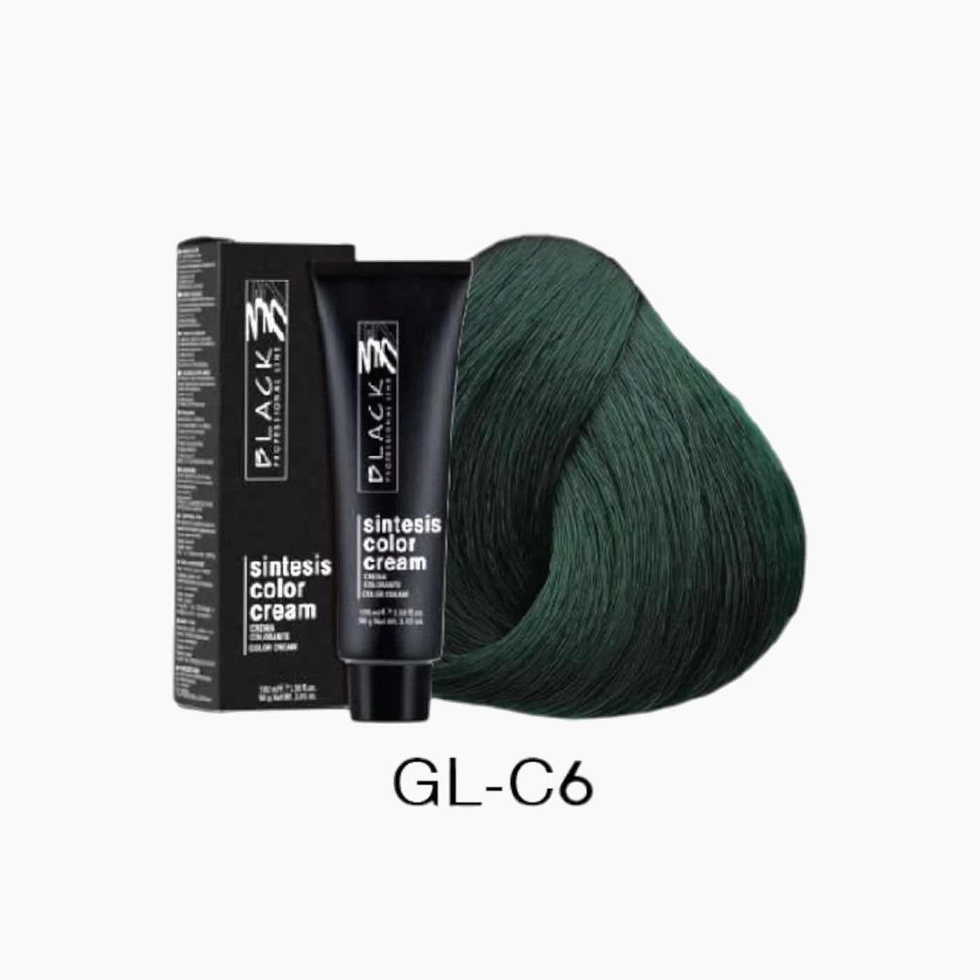 Black Professional Sintesis Color Cream Hair Dye - Image 6