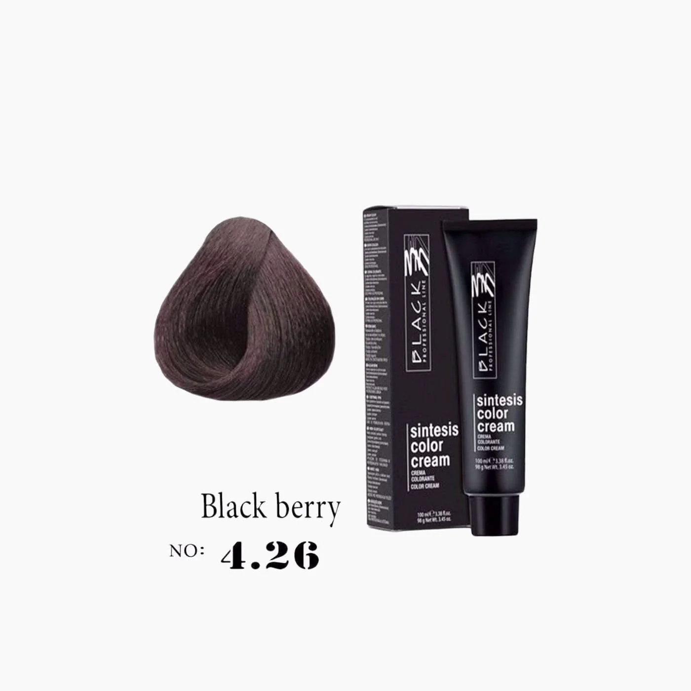 Black Professional Sintesis Color Cream Hair Dye - Image 13