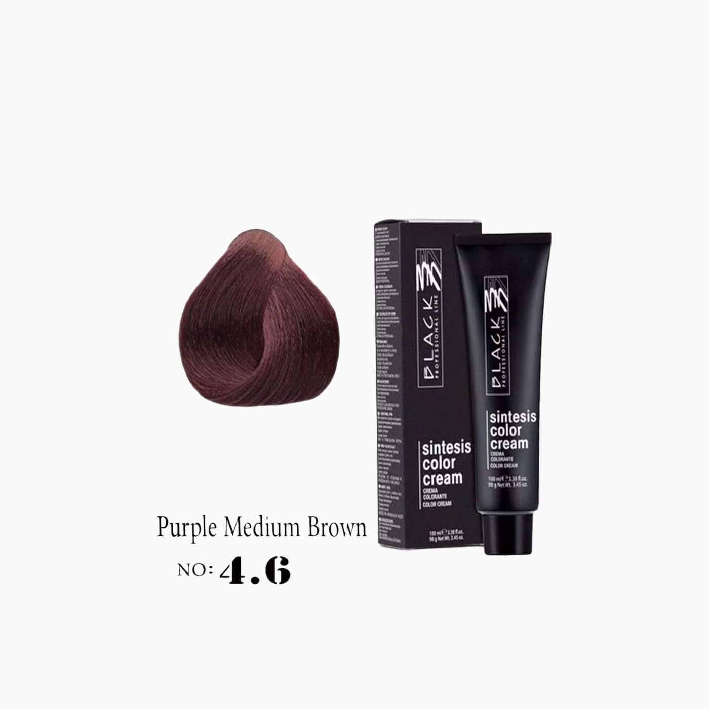 Black Professional Sintesis Color Cream Hair Dye - Image 15