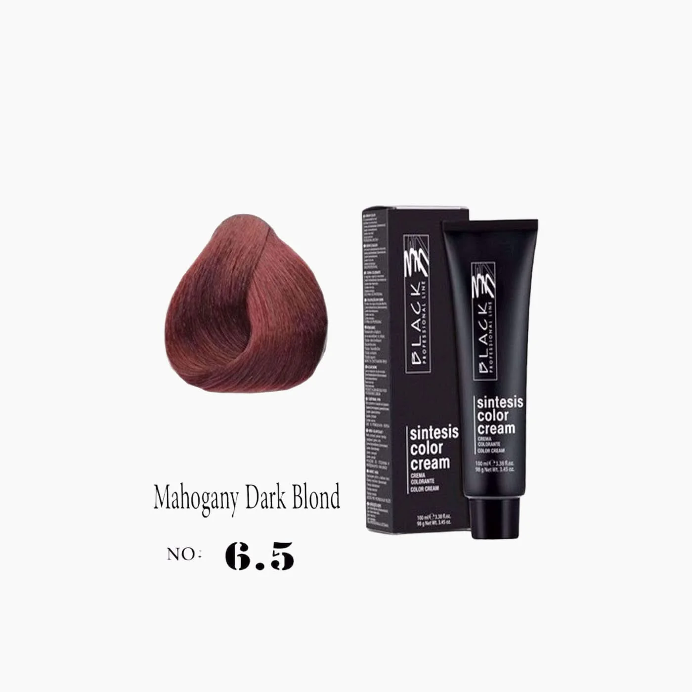 Black Professional Sintesis Color Cream Hair Dye - Image 17