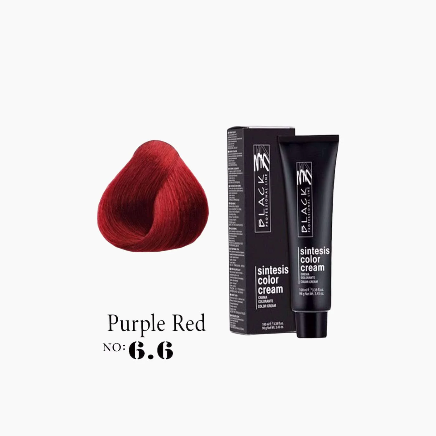 Black Professional Sintesis Color Cream Hair Dye - Image 19