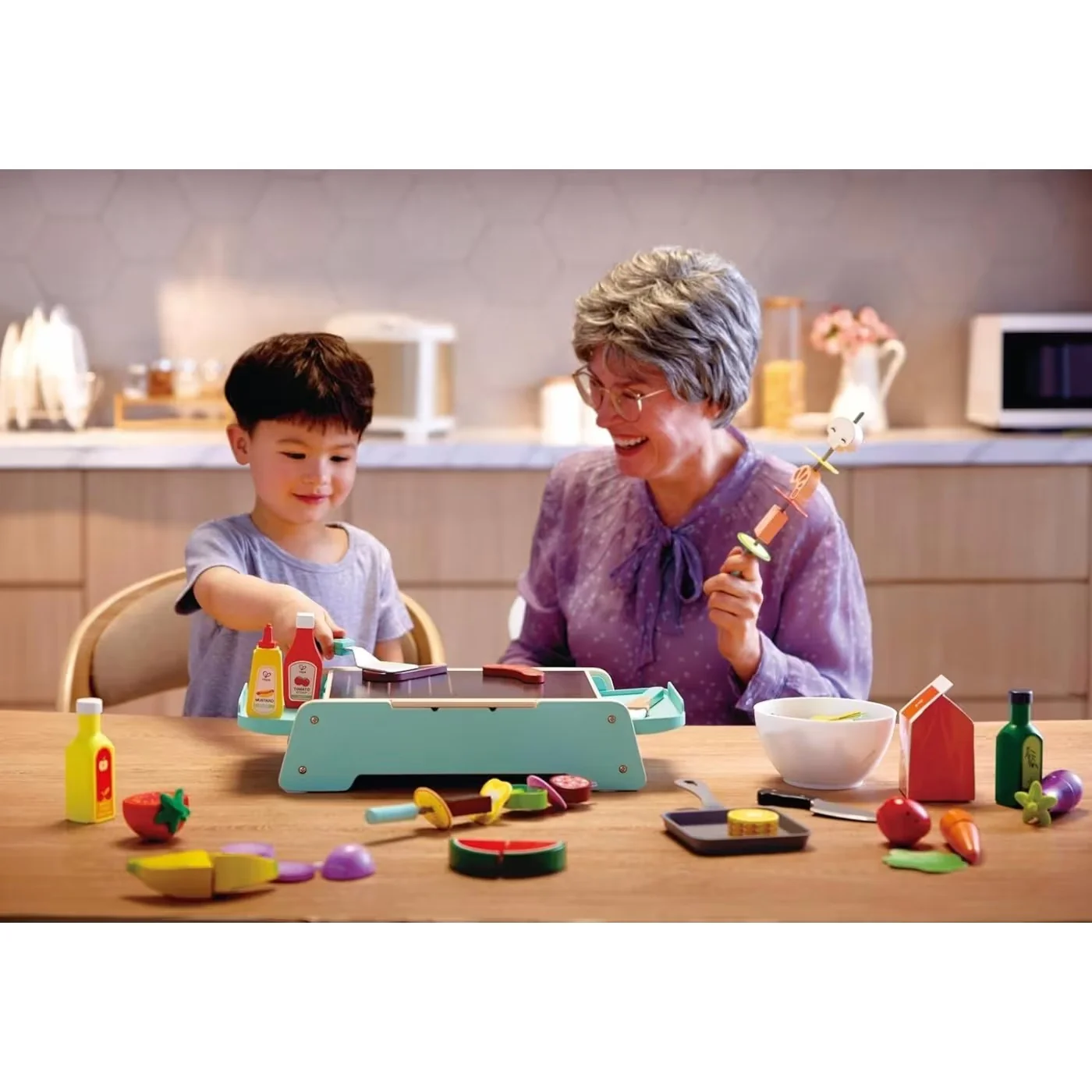 Hape Sizzling Griddle & Grill Toy - Image 7
