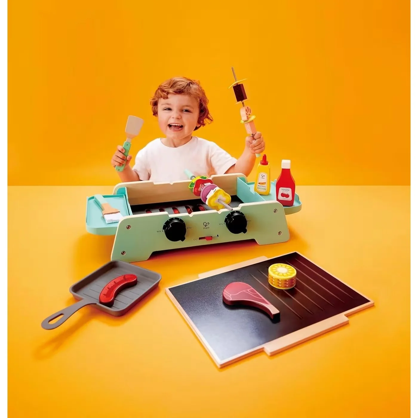 Hape Sizzling Griddle & Grill Toy - Image 8