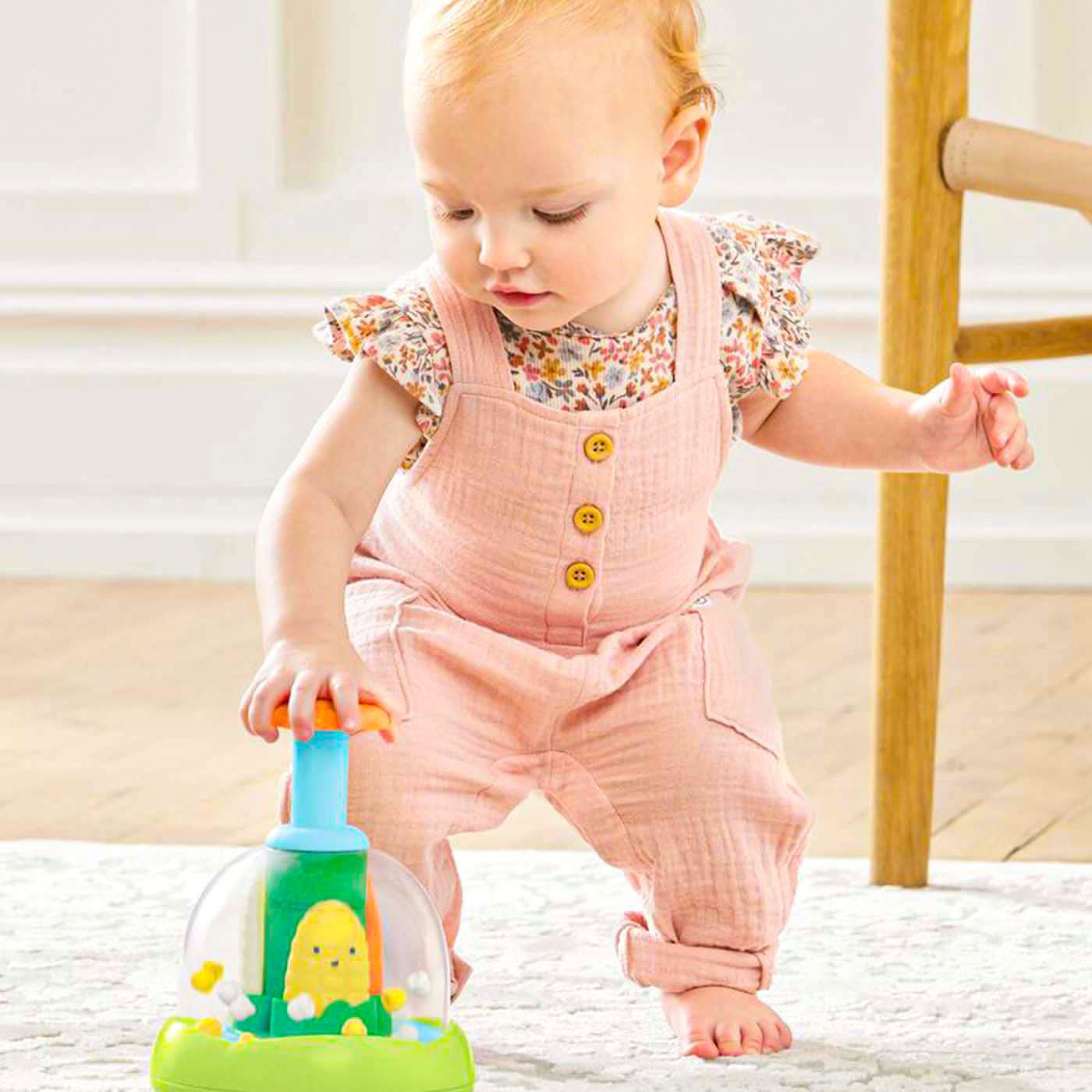Skip Hop Farmstand Push & Spin Baby Toy - Image 3