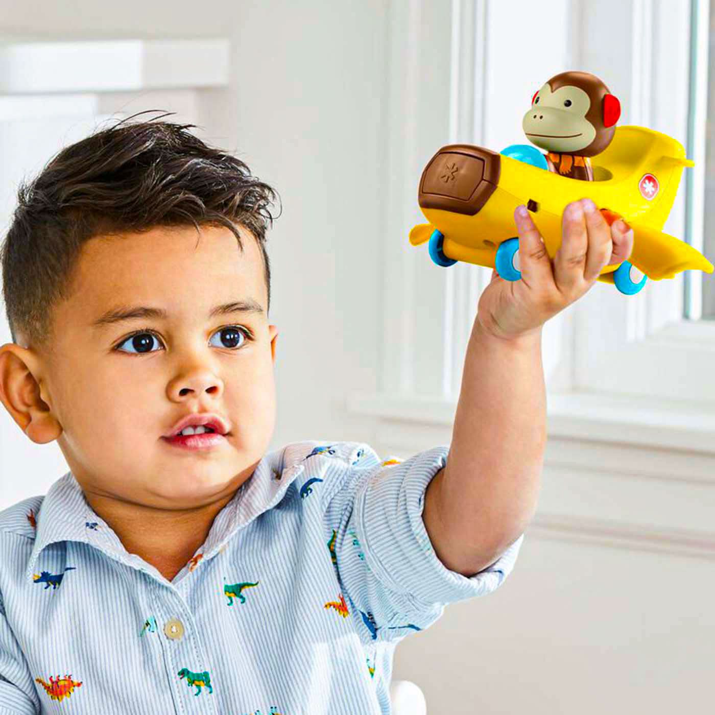 Skip Hop Zoo Peelin' Out Plane Toy - Image 3