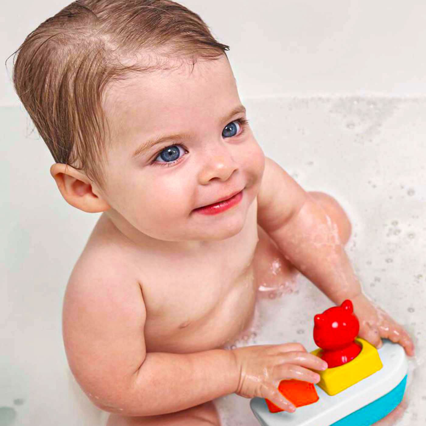 Skip Hop Zoo Sort & Stack Boat Bath Toy - Image 7