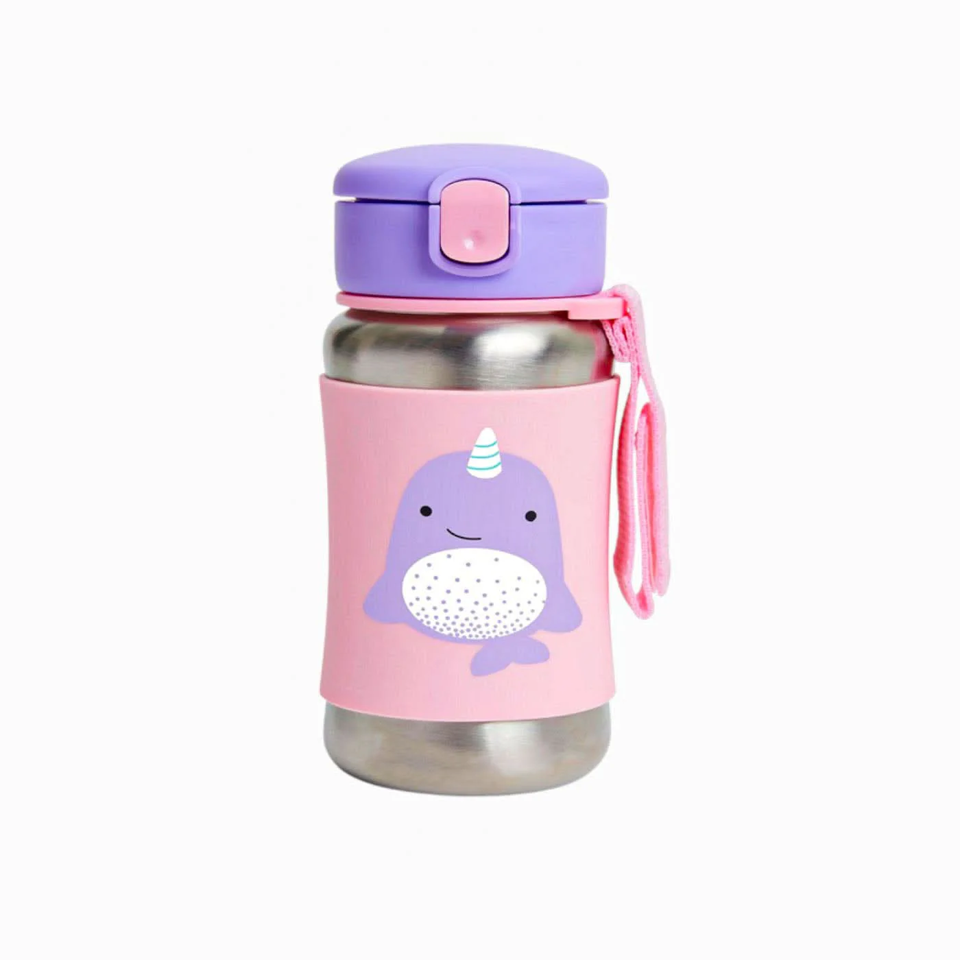 Skip Hop Zoo Stainless Steel Straw Bottle