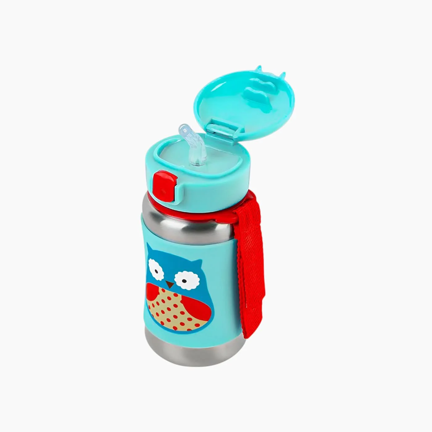 Skip Hop Zoo Stainless Steel Straw Bottle - Image 12