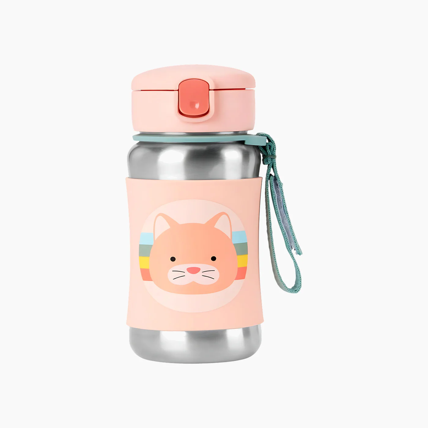Skip Hop Zoo Stainless Steel Straw Bottle - Image 13