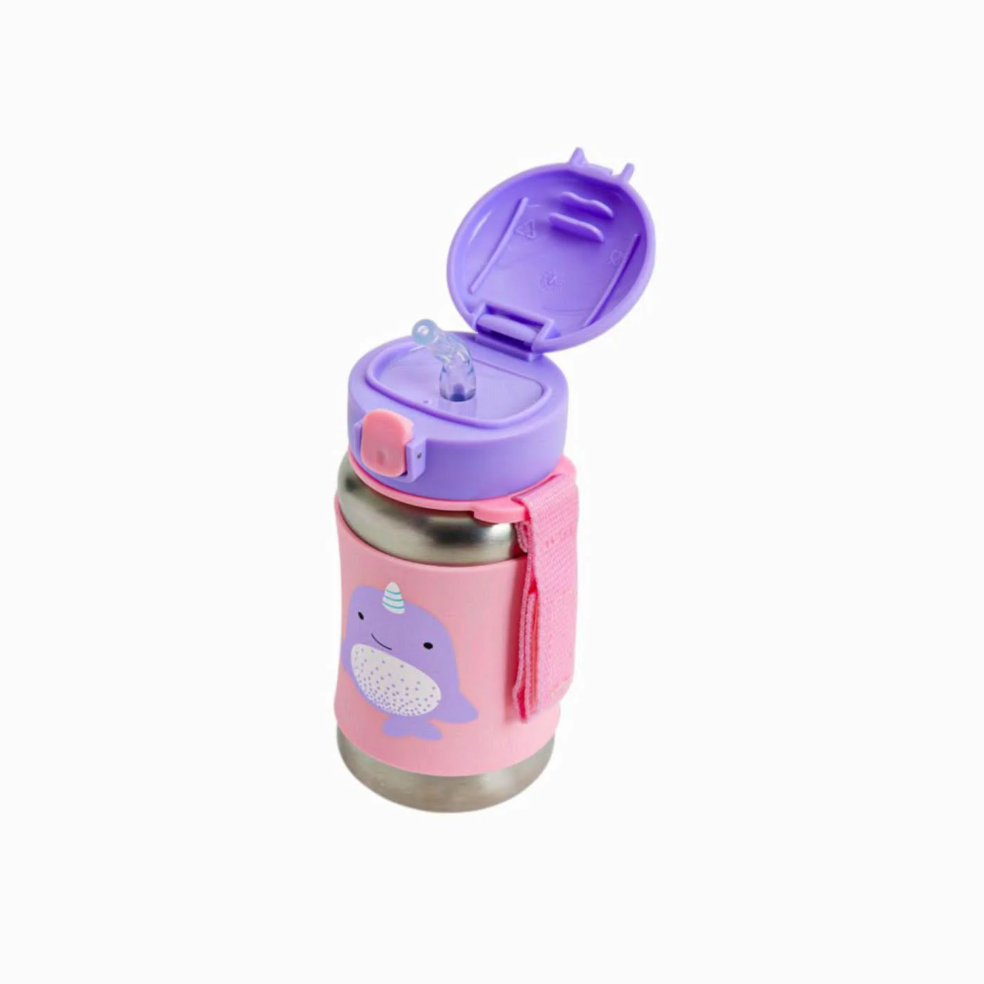 Skip Hop Zoo Stainless Steel Straw Bottle - Image 2
