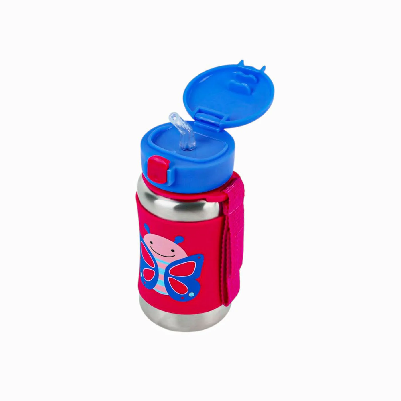 Skip Hop Zoo Stainless Steel Straw Bottle - Image 4