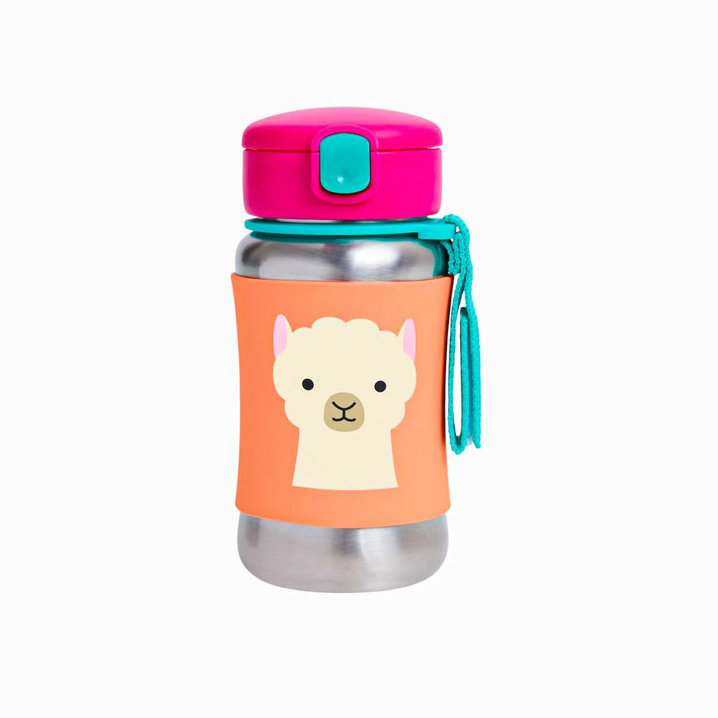 Skip Hop Zoo Stainless Steel Straw Bottle - Image 5